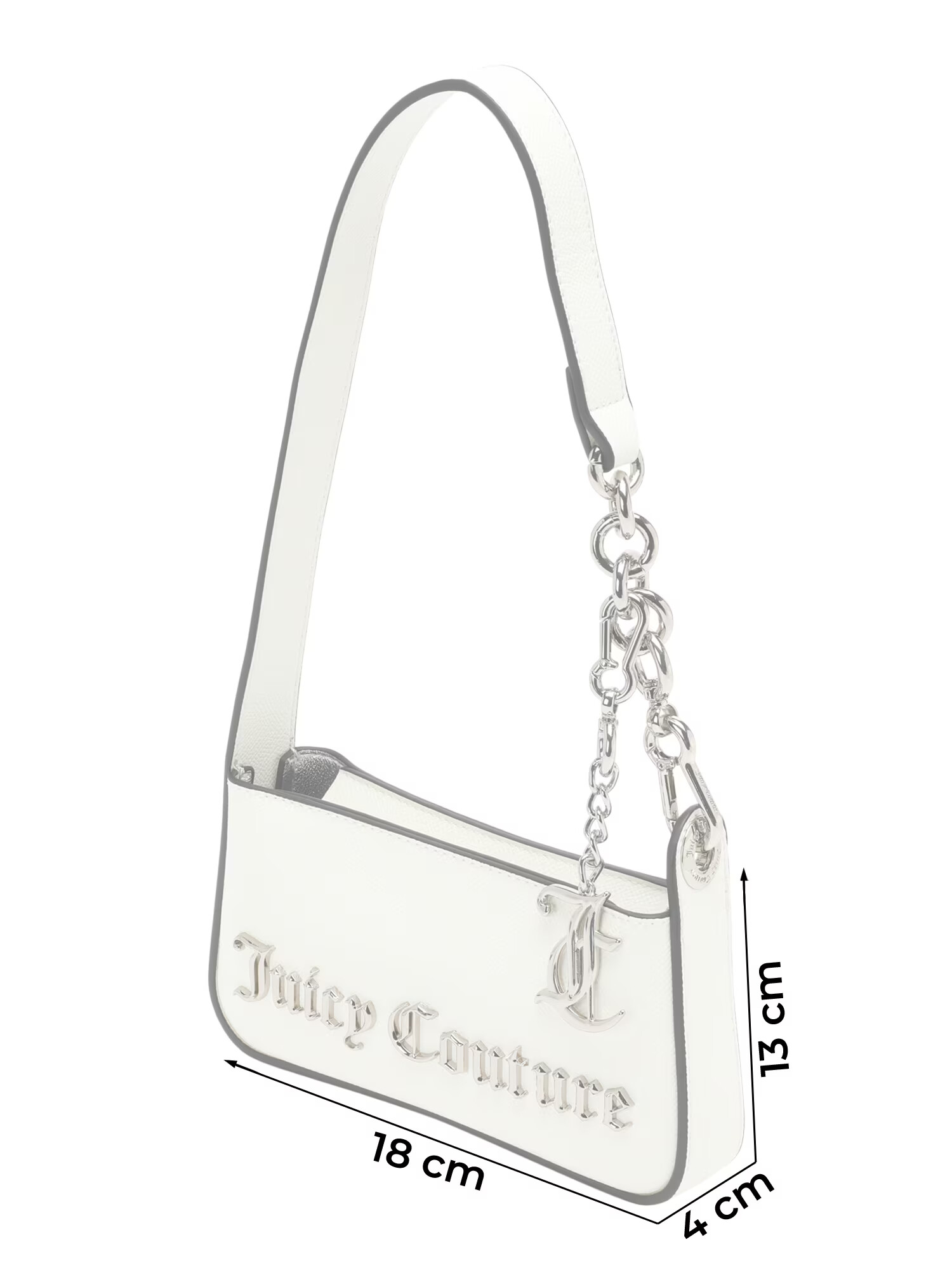 Juicy Couture Geantă de umăr 'Jasmine' negru / alb - Pled.ro