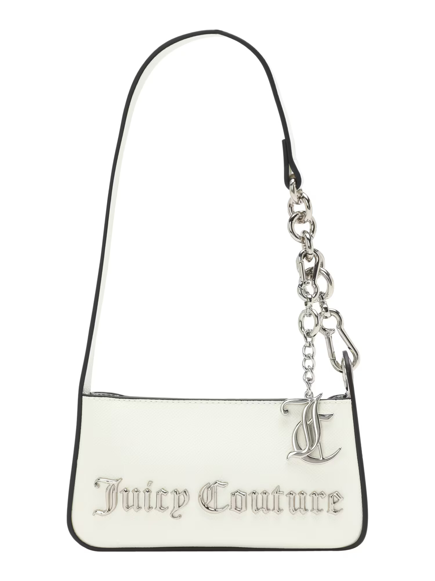 Juicy Couture Geantă de umăr 'Jasmine' negru / alb - Pled.ro