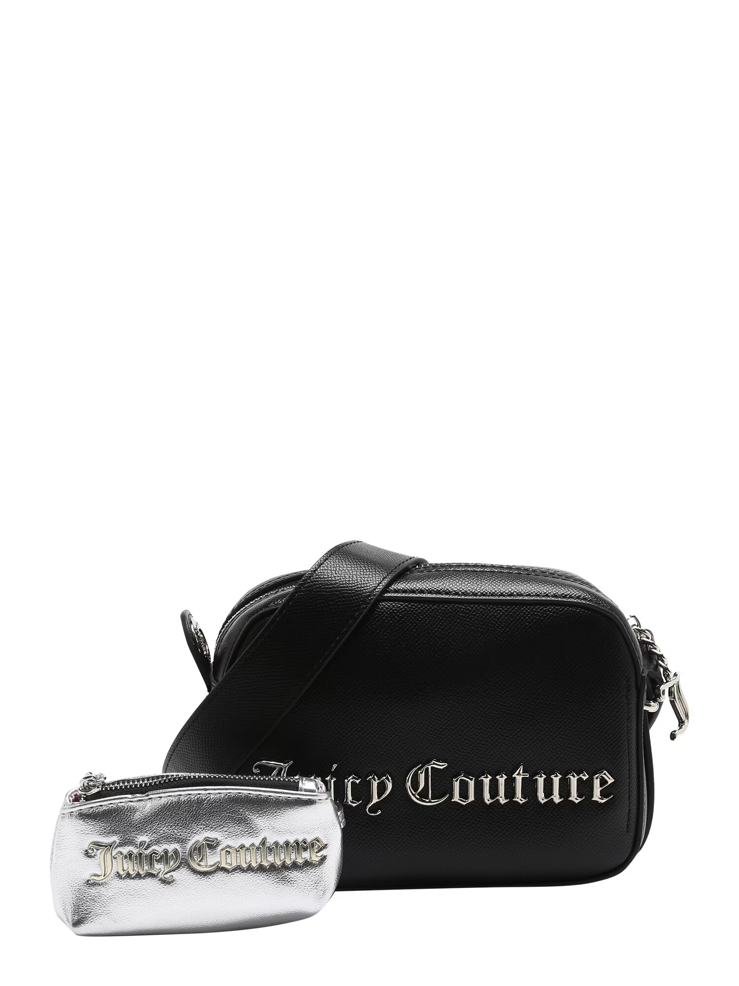 Juicy Couture Geantă de umăr 'Jasmine' negru / argintiu - Pled.ro