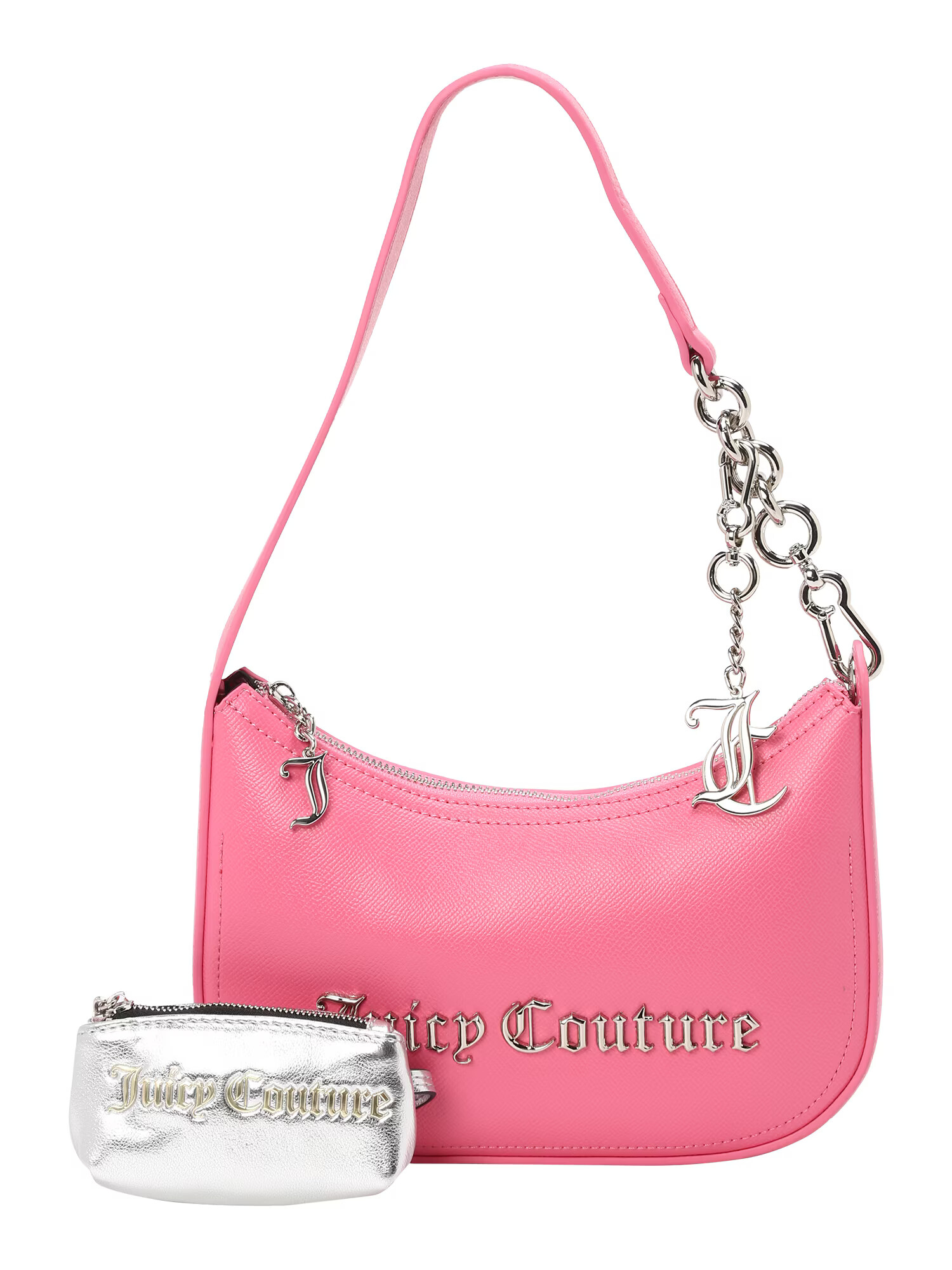 Juicy Couture Geantă de umăr 'Jasmine' roz / argintiu - Pled.ro