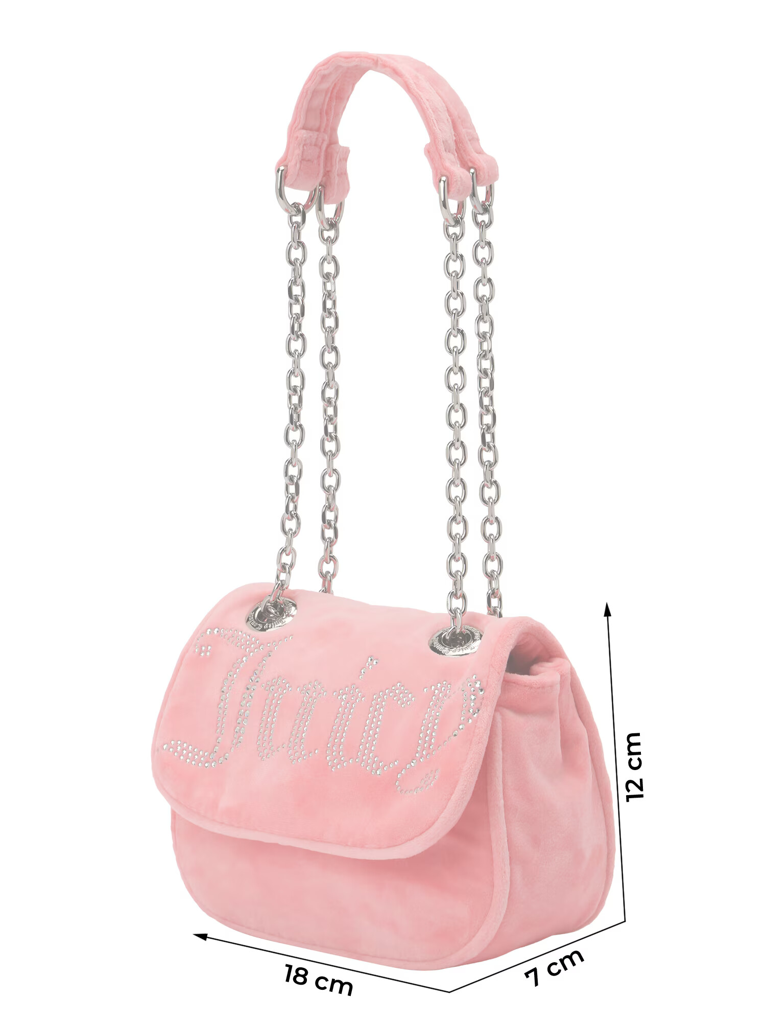 Juicy Couture Geantă de umăr 'Kimberly' roz / argintiu - Pled.ro