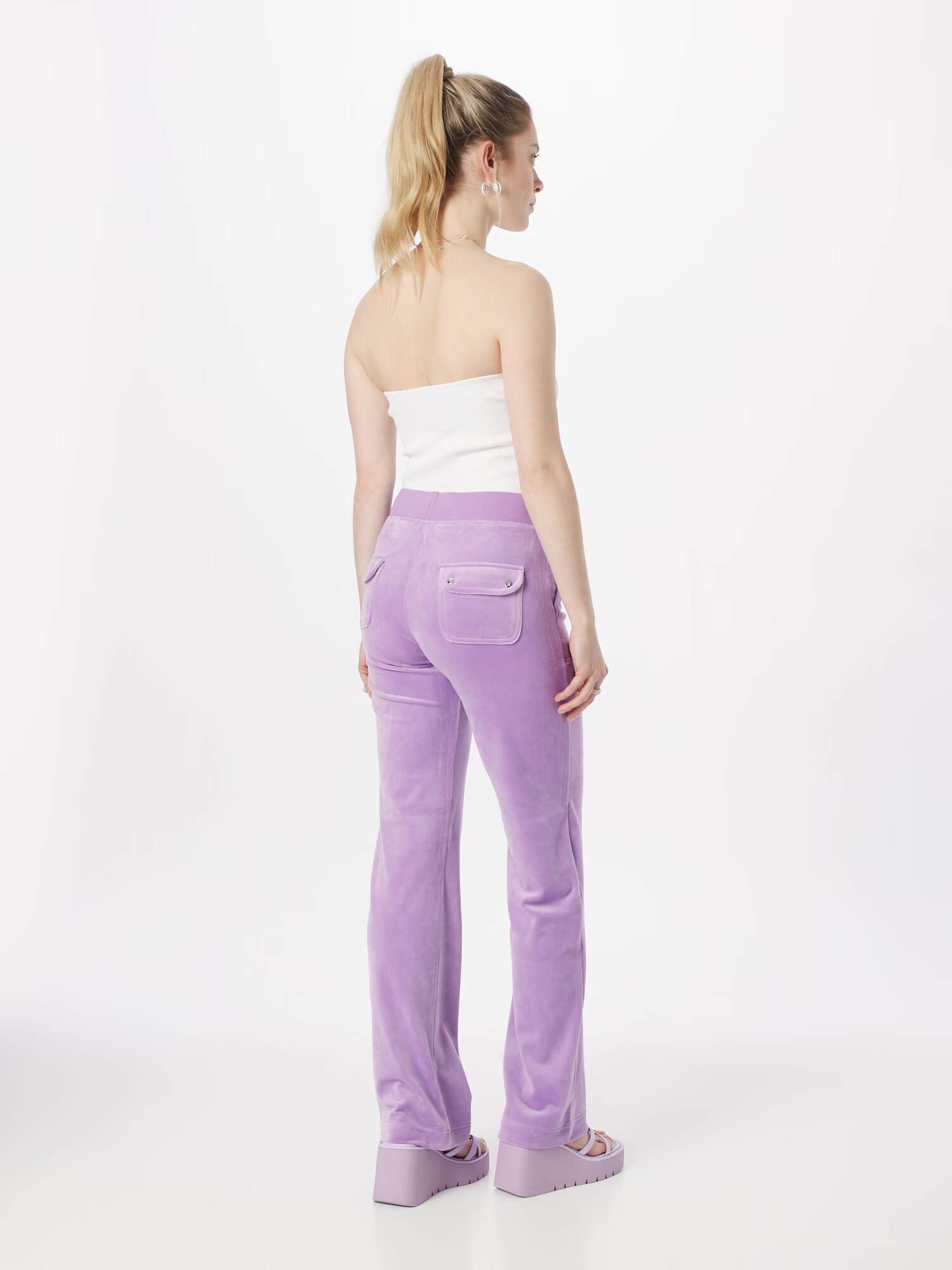 Juicy Couture Pantaloni 'DEL RAY' mov deschis - Pled.ro