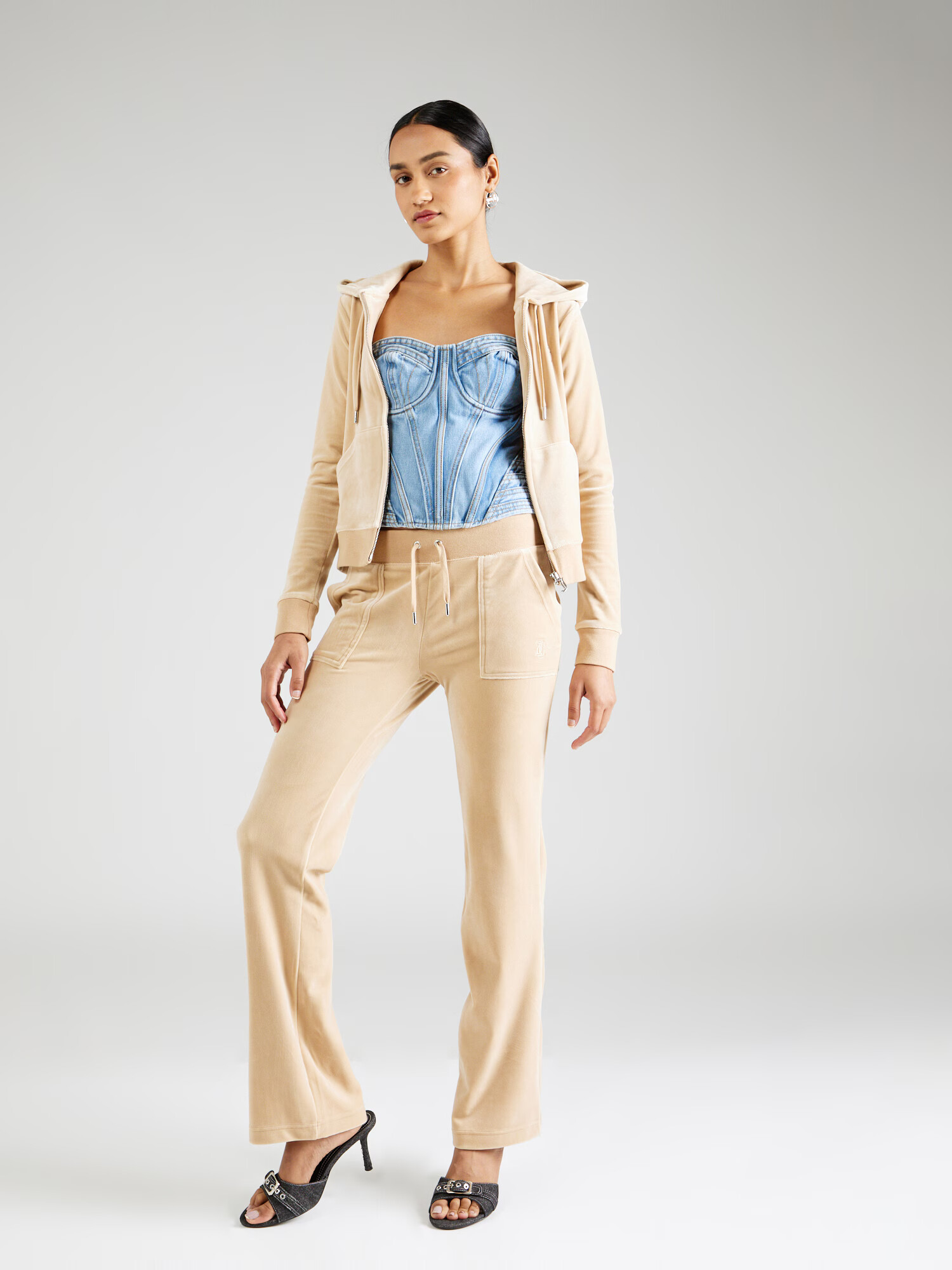 Juicy Couture Pantaloni 'DEL RAY' nisipiu - Pled.ro