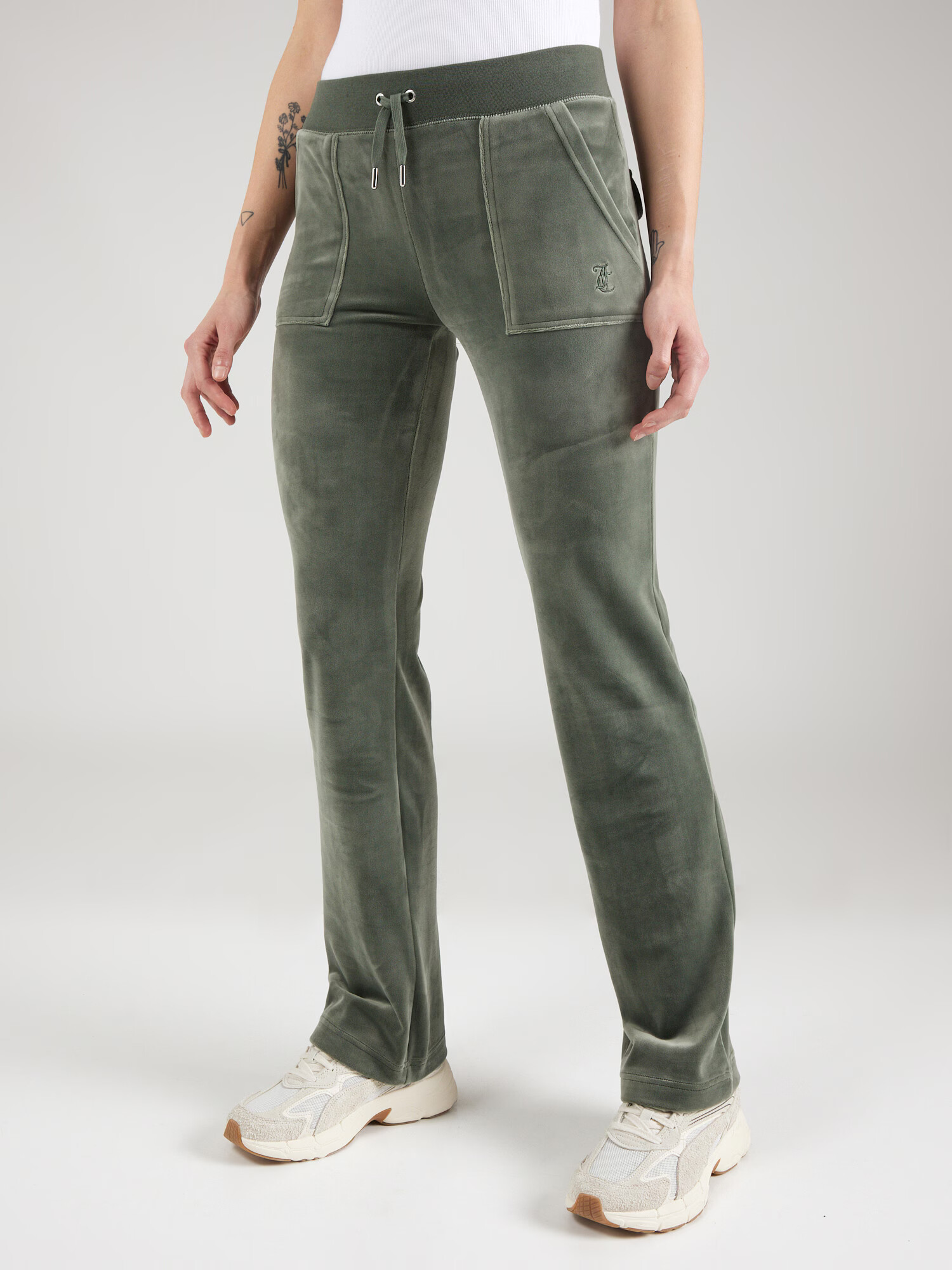 Juicy Couture Pantaloni 'DEL RAY' verde închis - Pled.ro