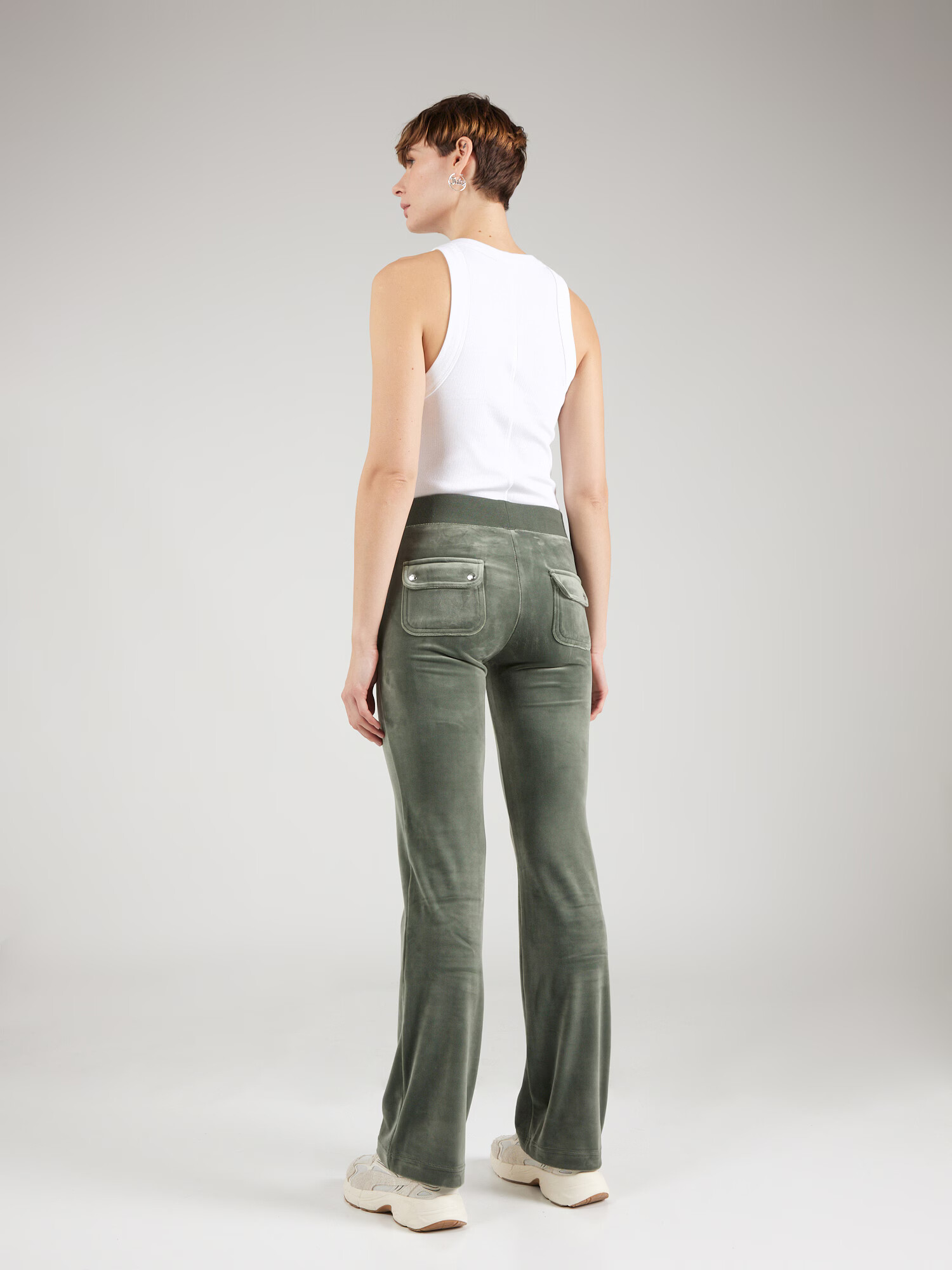 Juicy Couture Pantaloni 'DEL RAY' verde închis - Pled.ro