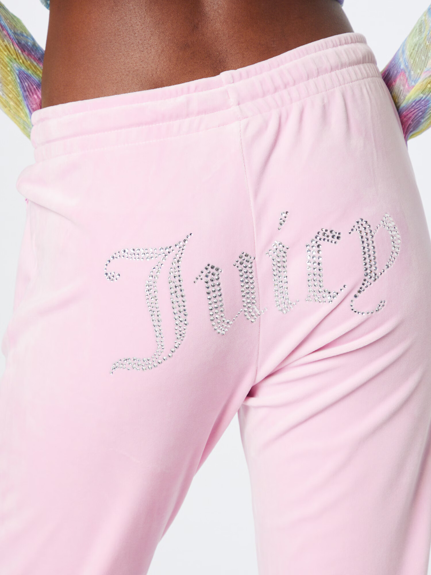 Juicy Couture Pantaloni roz / transparent - Pled.ro