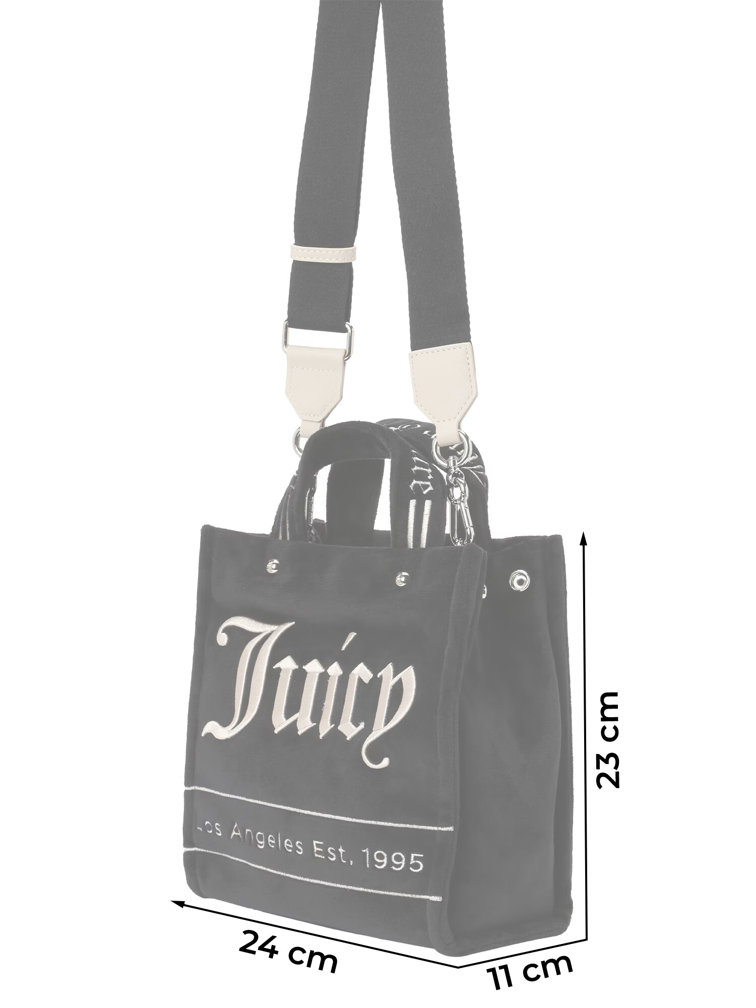 Juicy Couture Plase de cumpărături 'Iris' bej deschis / negru - Pled.ro