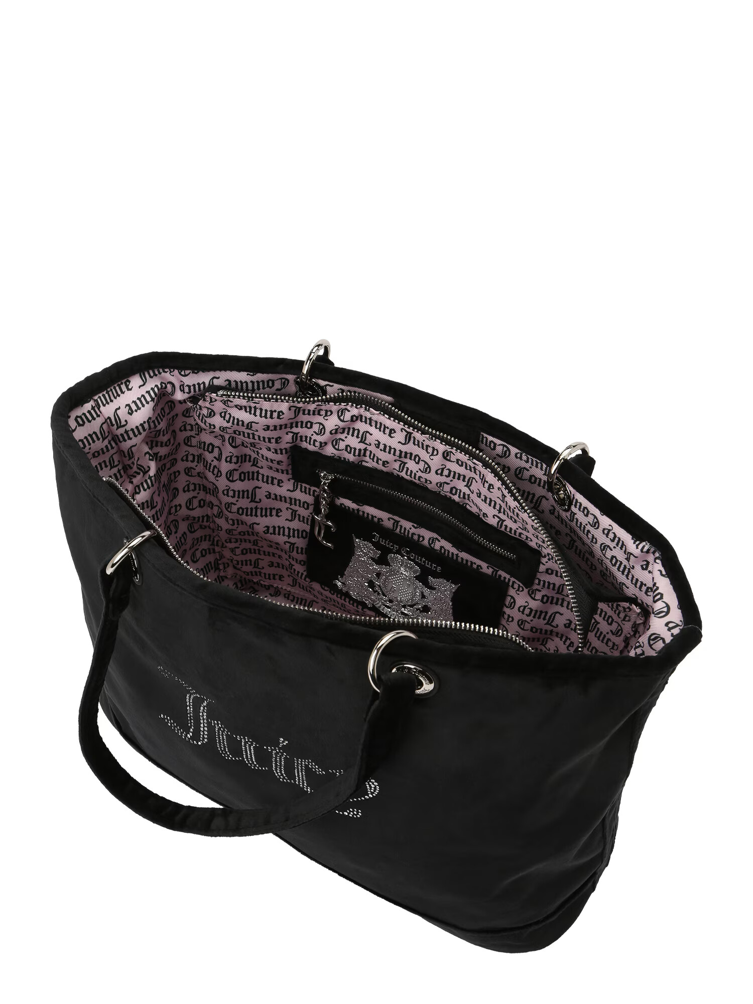 Juicy Couture Plase de cumpărături 'Kimberly' negru / argintiu - Pled.ro