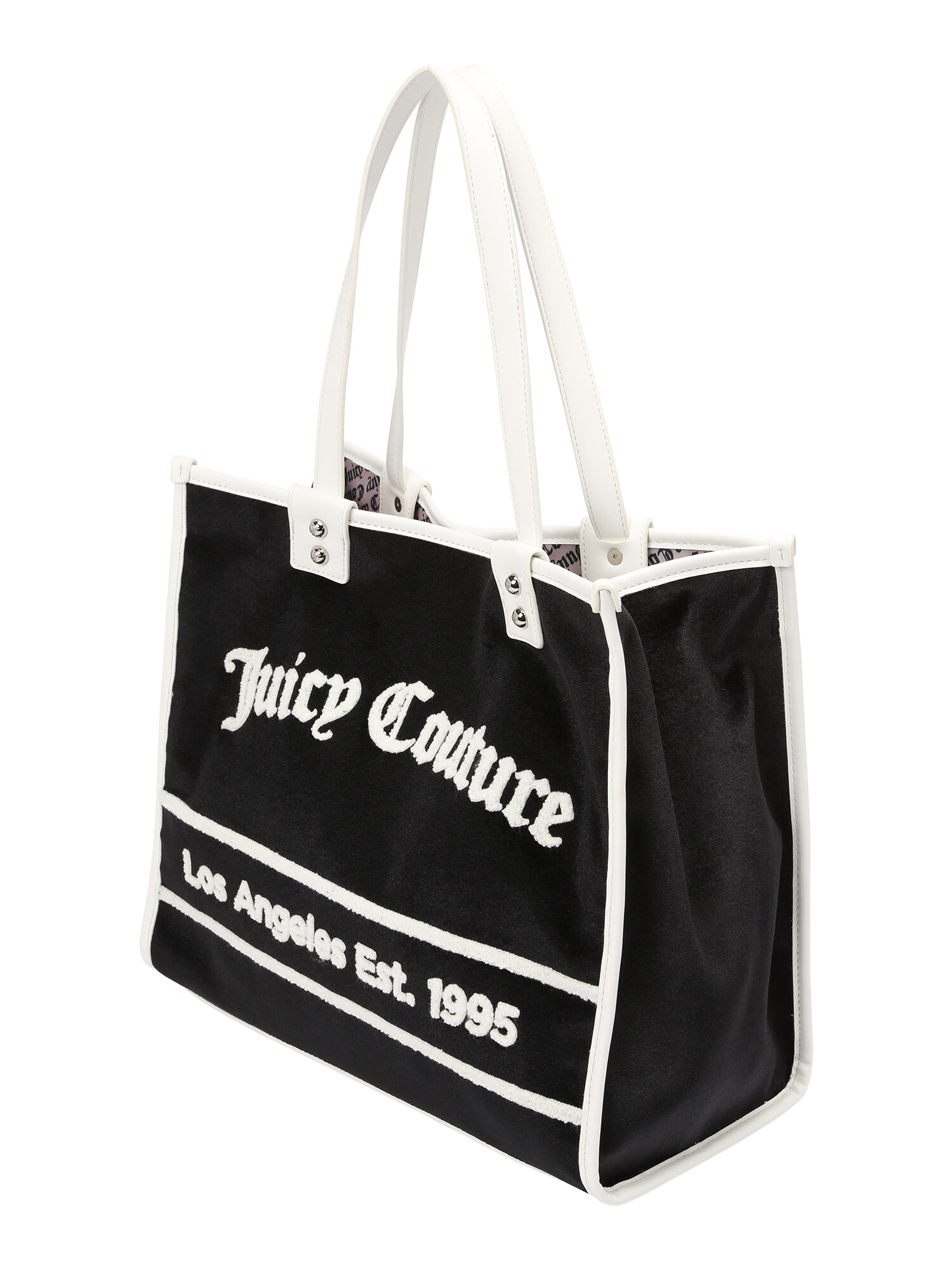 Juicy Couture Plase de cumpărături 'Rosmarie' negru / alb - Pled.ro