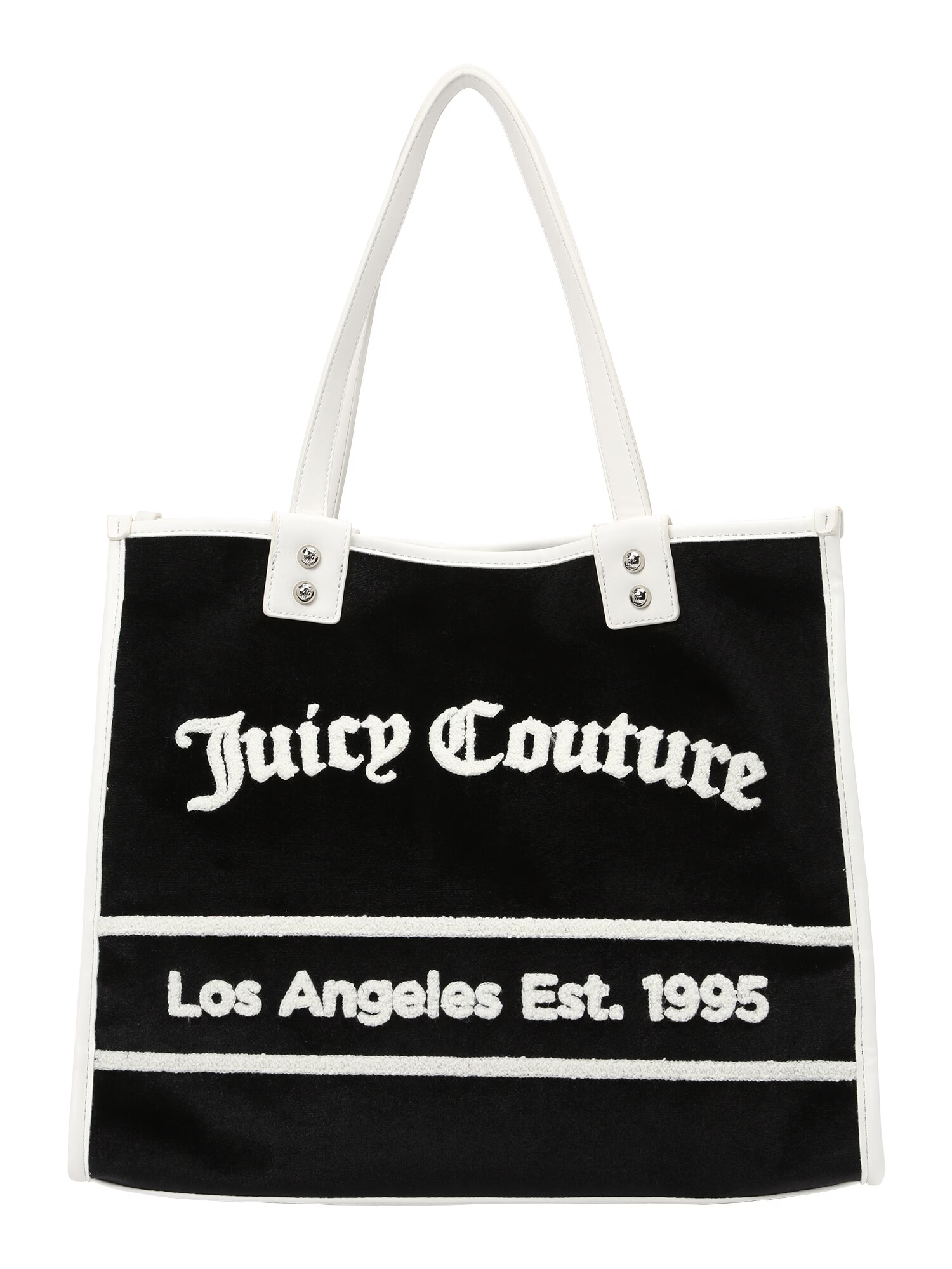 Juicy Couture Plase de cumpărături 'Rosmarie' negru / alb - Pled.ro