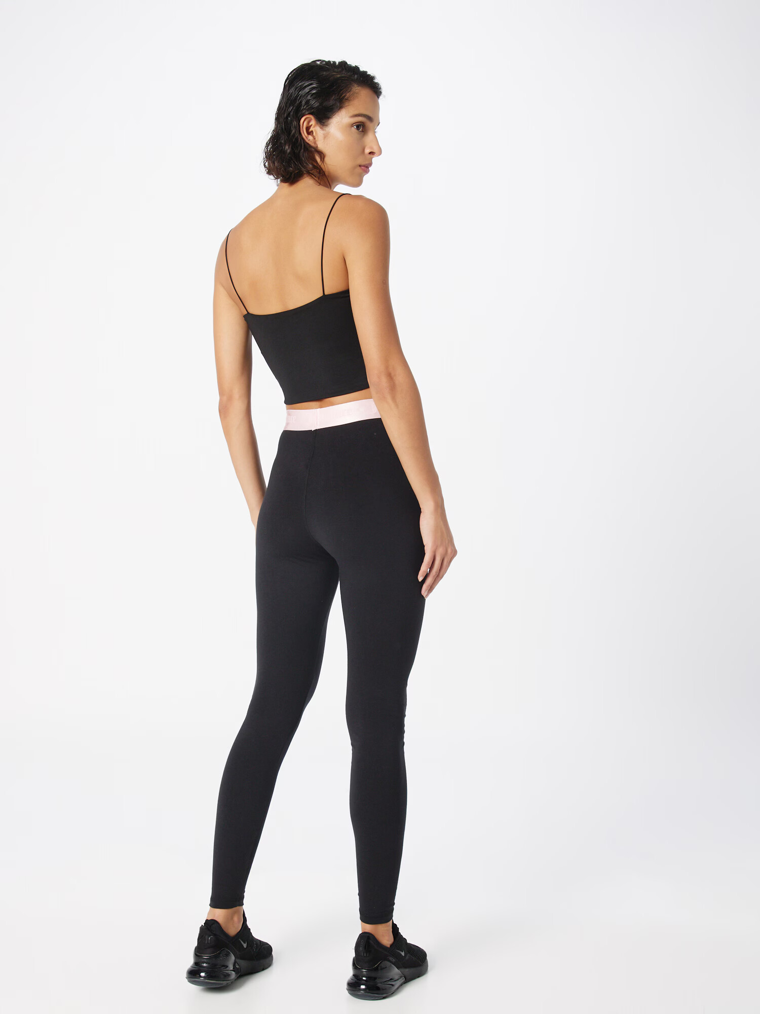 Juicy Couture Sport Pantaloni sport 'ANNA' roz / negru - Pled.ro