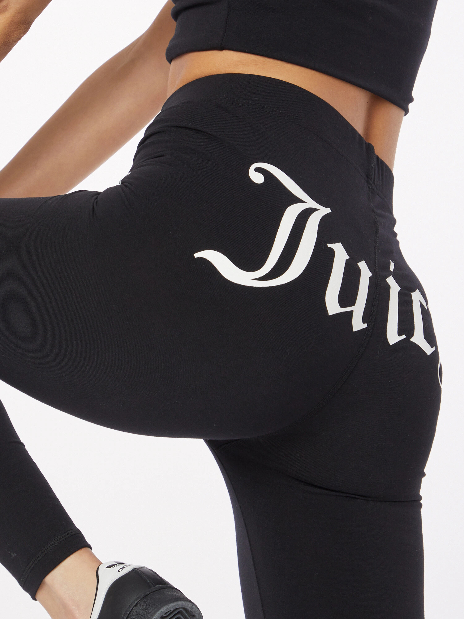 Juicy Couture Sport Pantaloni sport 'BRENNA' negru / alb - Pled.ro