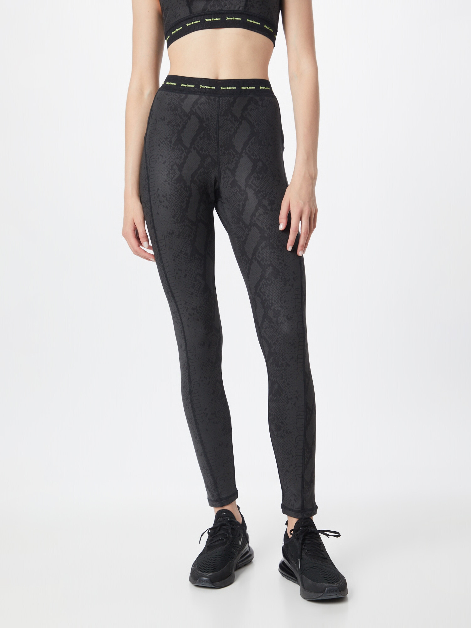 Juicy Couture Sport Pantaloni sport galben citron / gri piatră / negru - Pled.ro