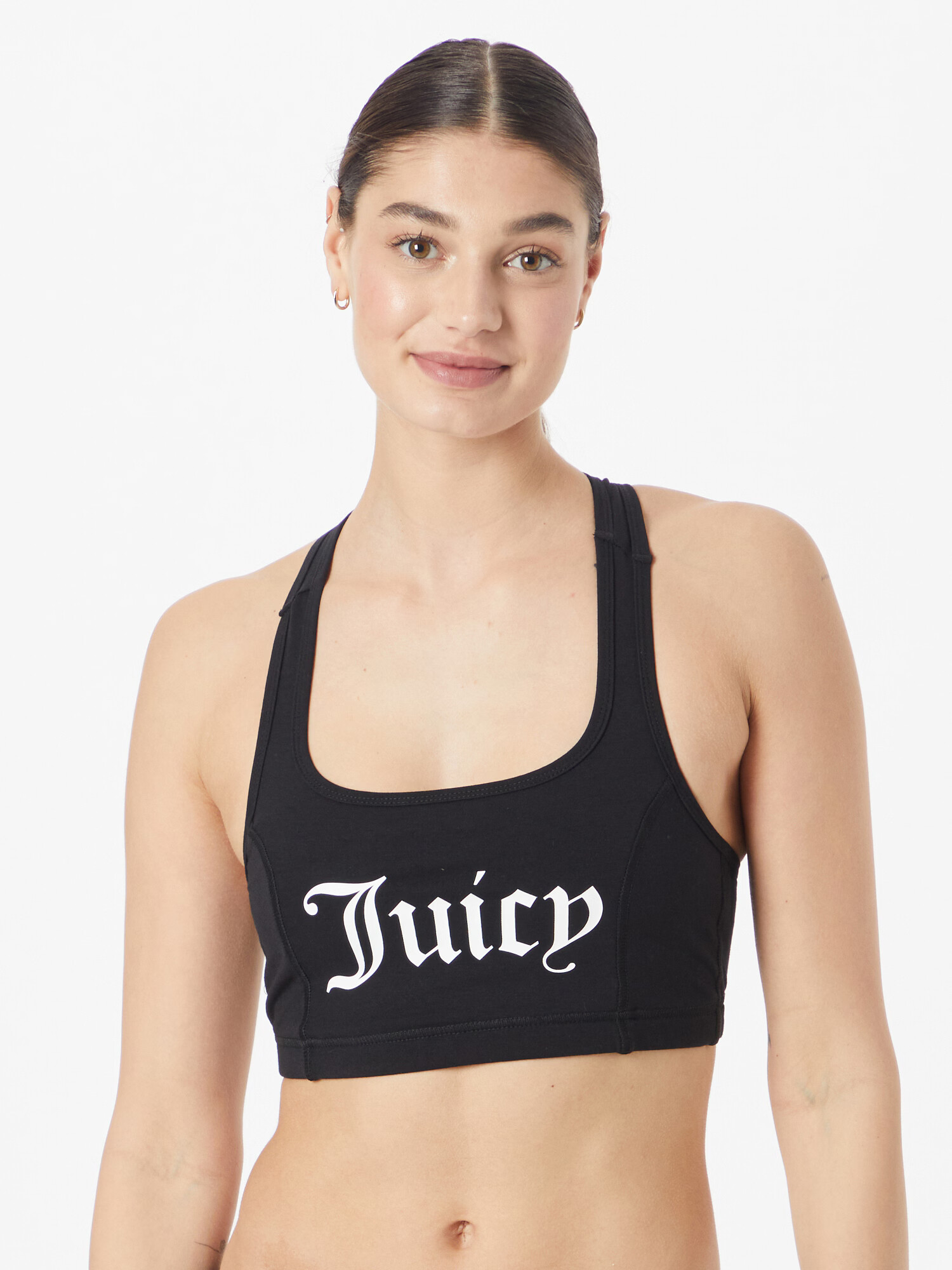 Juicy Couture Sport Sutien sport negru / alb - Pled.ro