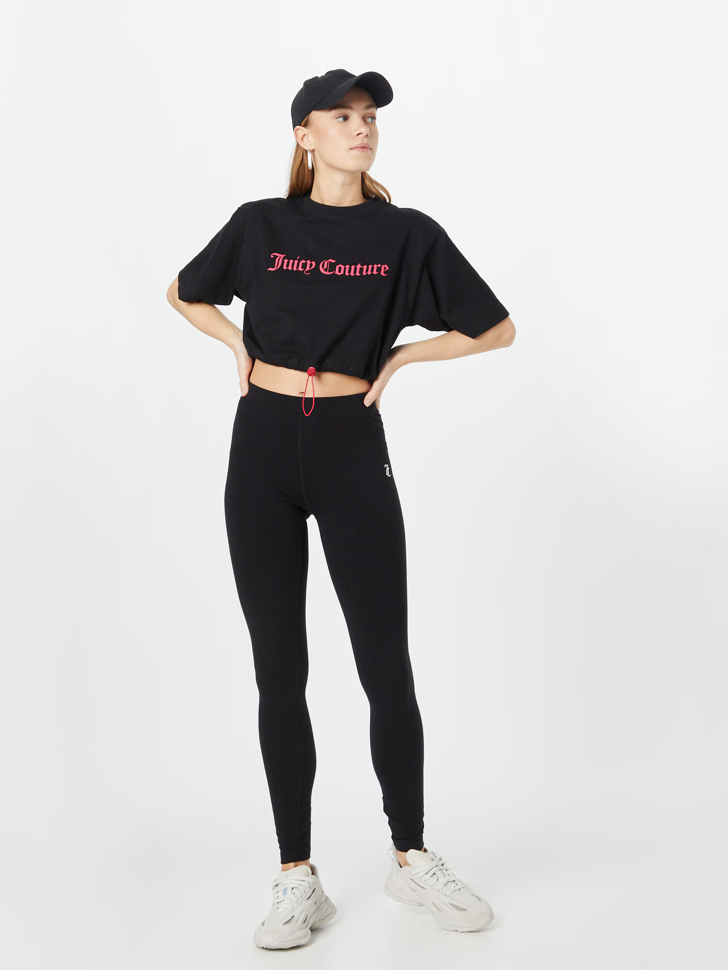 Juicy Couture Sport Tricou funcțional fucsia / negru - Pled.ro