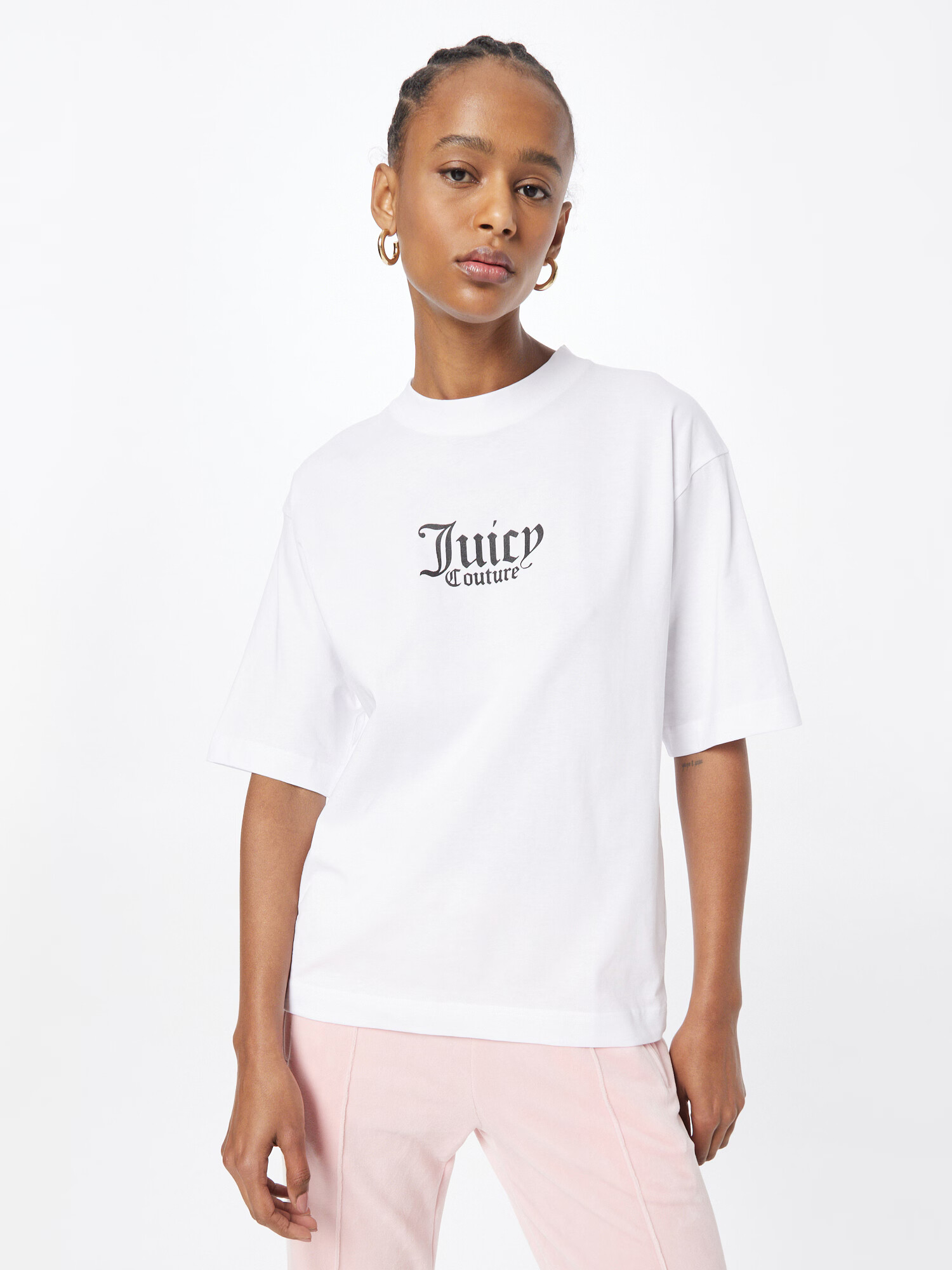 Juicy Couture Sport Tricou funcțional negru / alb - Pled.ro