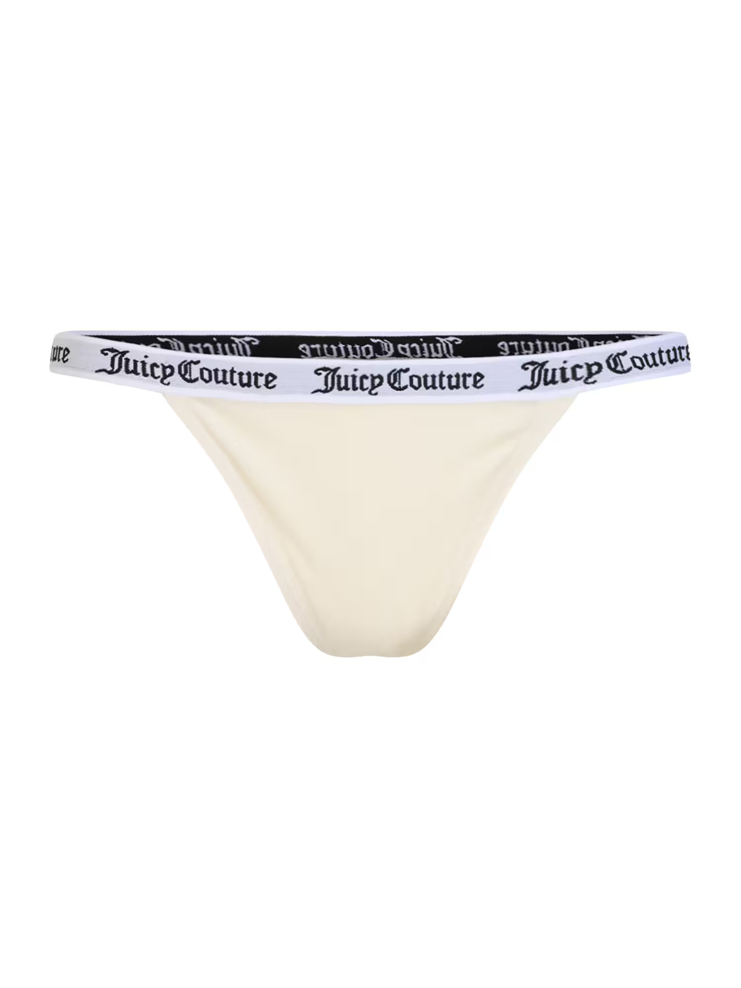 Juicy Couture Tanga 'ROSALIE' crem / negru - Pled.ro