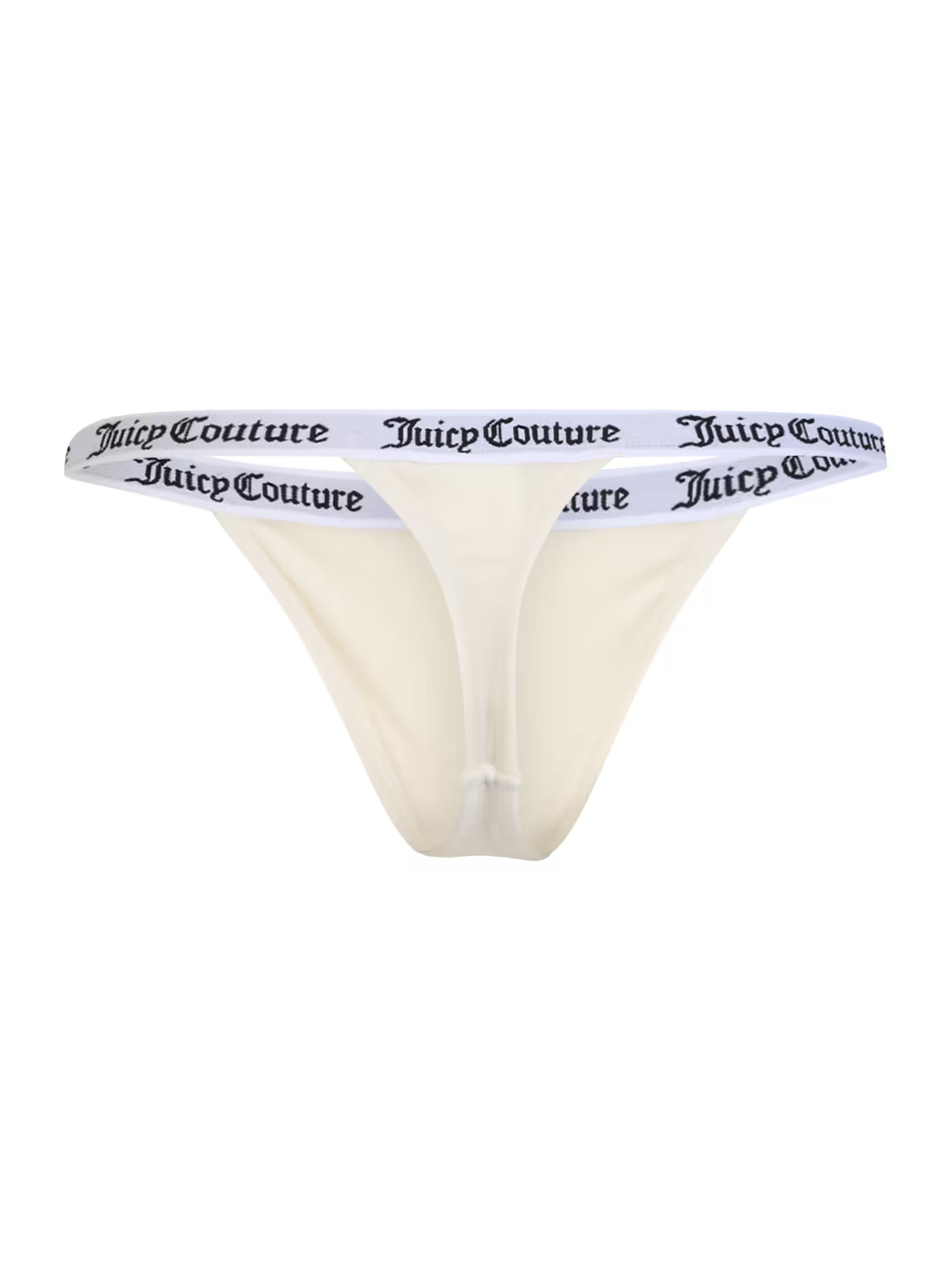 Juicy Couture Tanga 'ROSALIE' crem / negru - Pled.ro