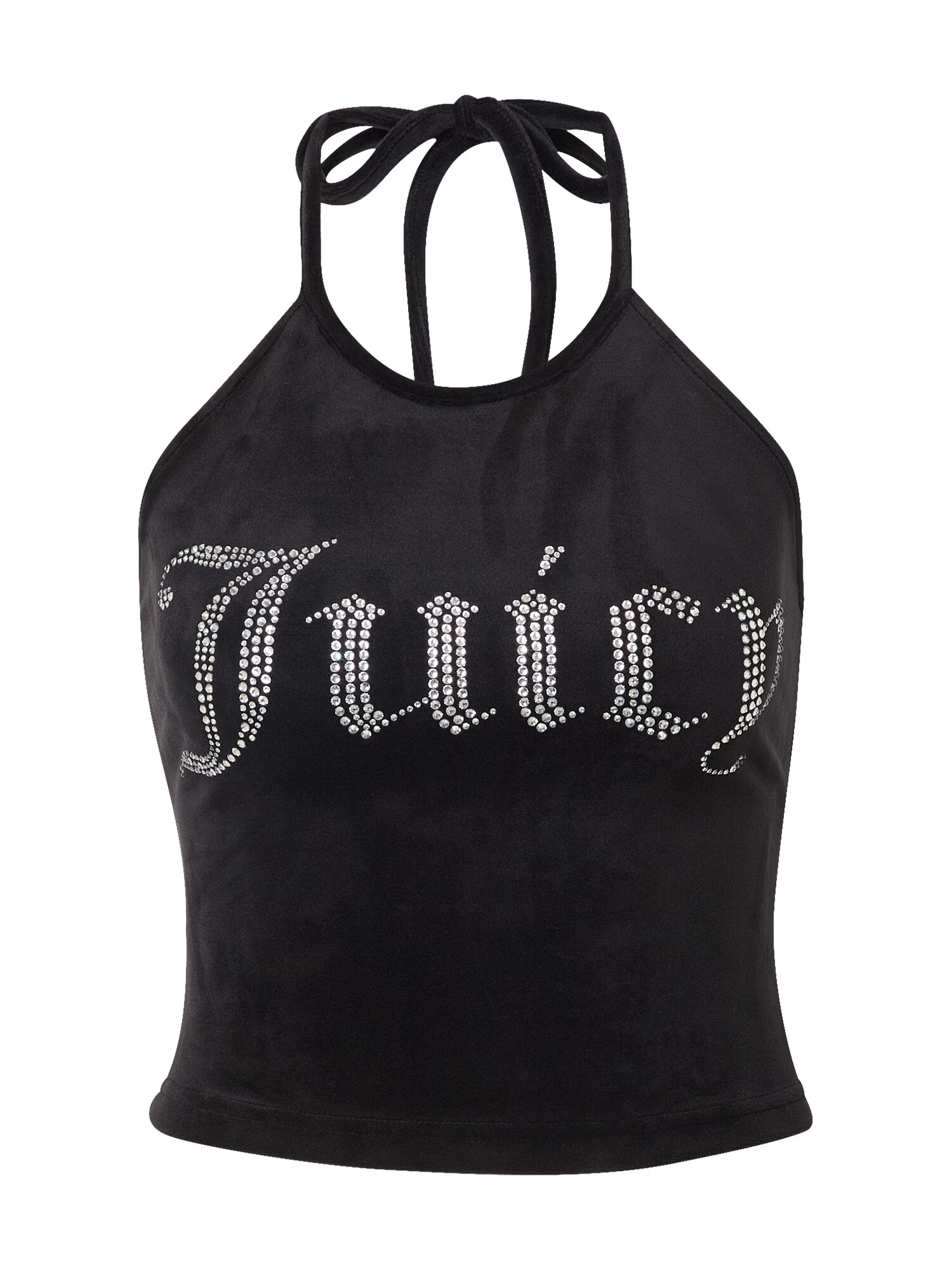 Juicy Couture Top negru / argintiu - Pled.ro