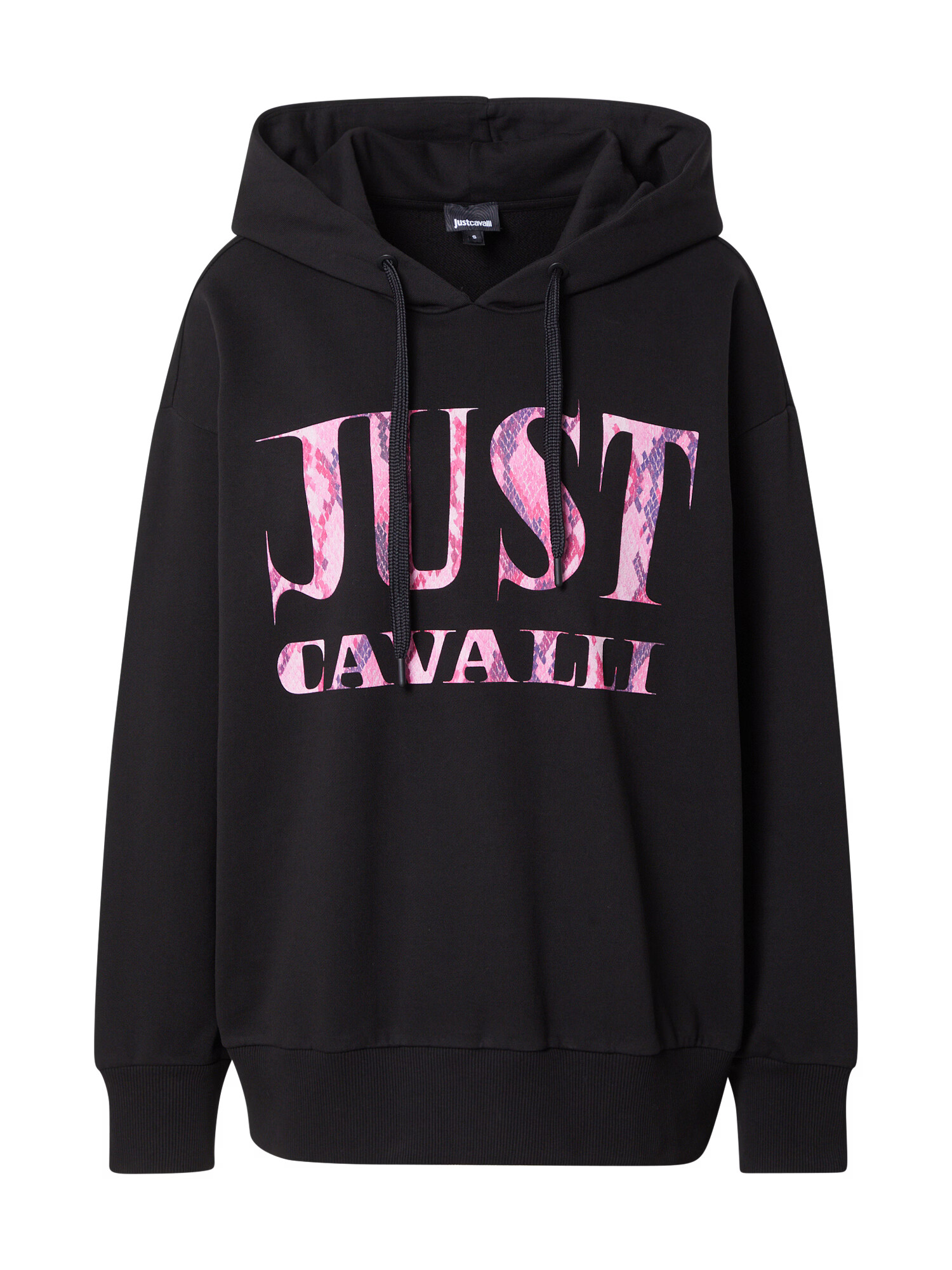 Just Cavalli Bluză de molton mov deschis / roz deschis / negru / alb - Pled.ro