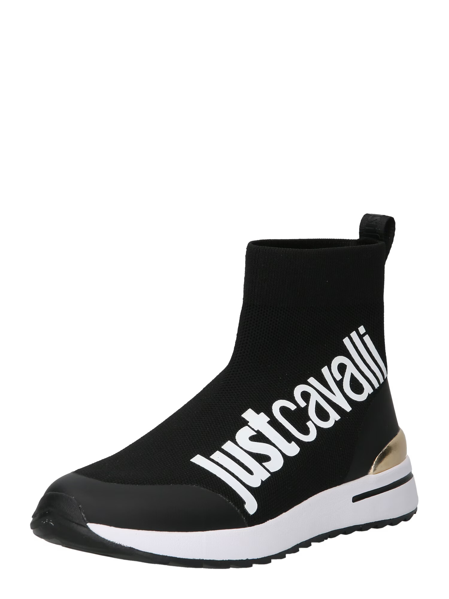 Just Cavalli Sneaker înalt auriu / negru / alb - Pled.ro