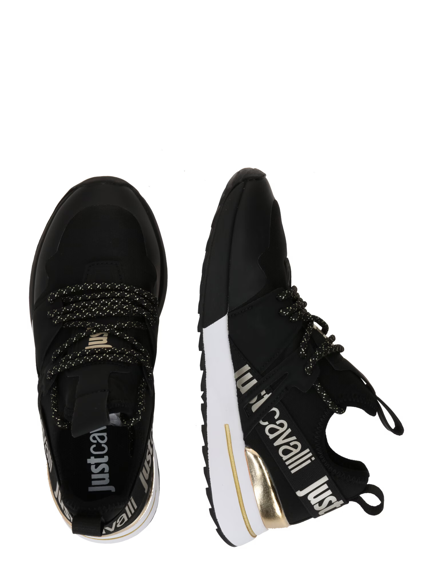 Just Cavalli Sneaker low 'FONDO ACTION' auriu / gri / negru - Pled.ro