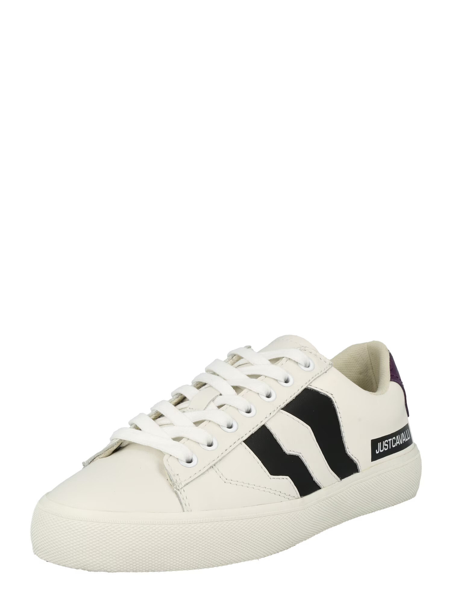 Just Cavalli Sneaker low negru / alb - Pled.ro