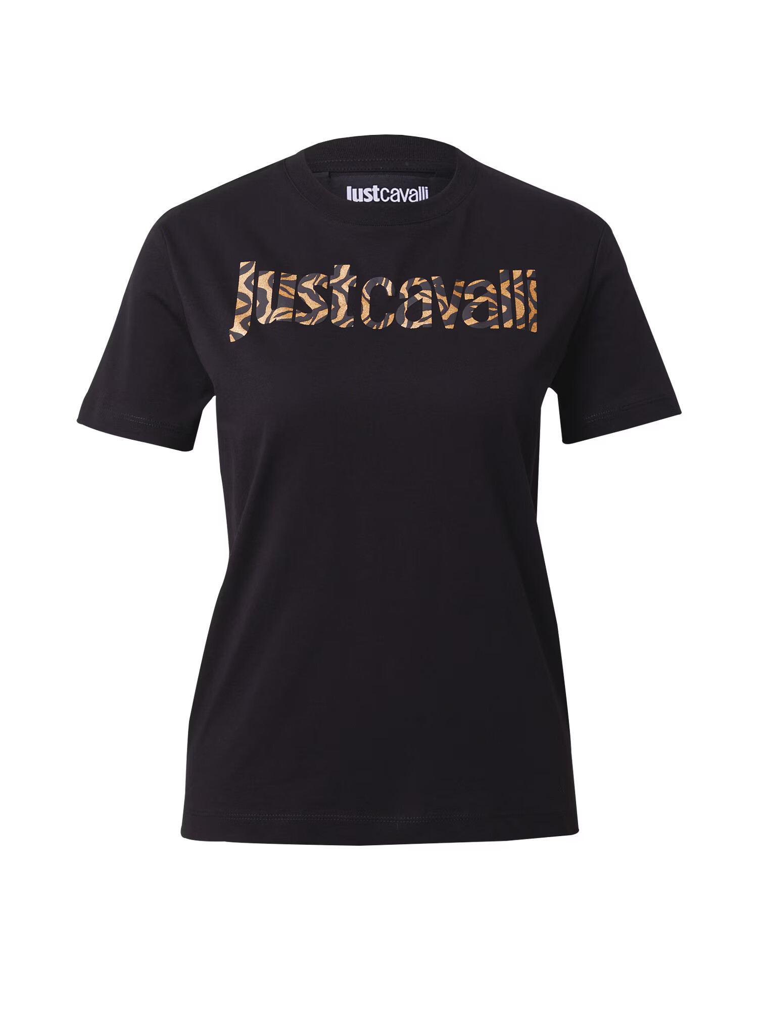 Just Cavalli Tricou galben auriu / negru - Pled.ro