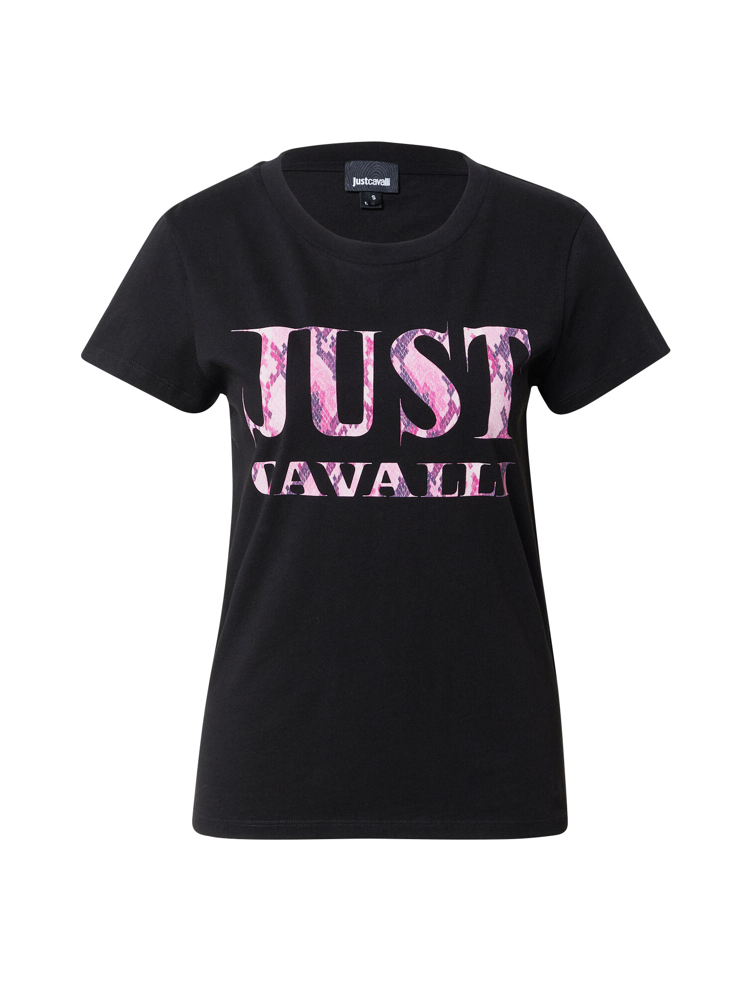 Just Cavalli Tricou mov închis / fucsia / roz / negru - Pled.ro