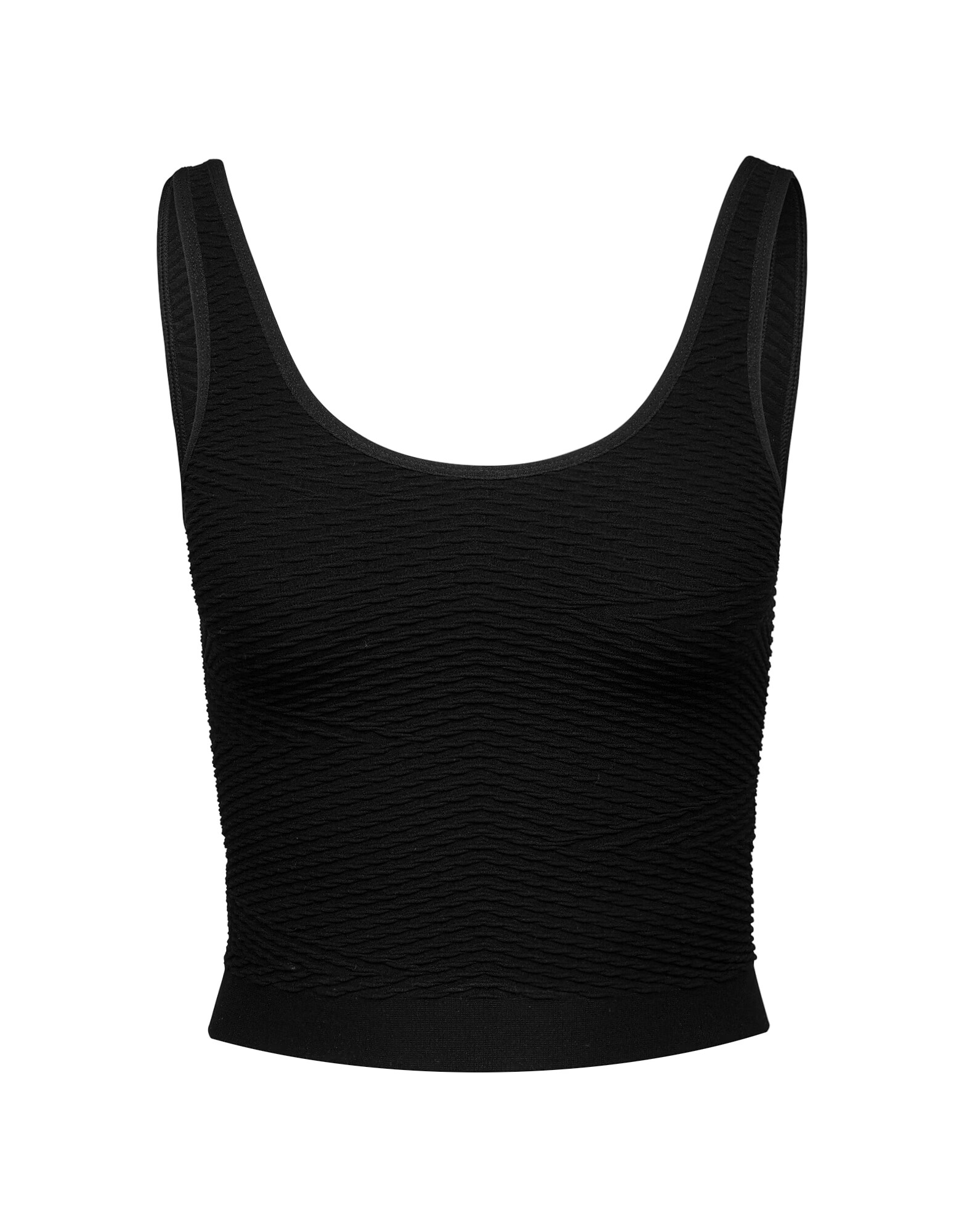 JUST FEMALE Top 'Grease' negru - Pled.ro