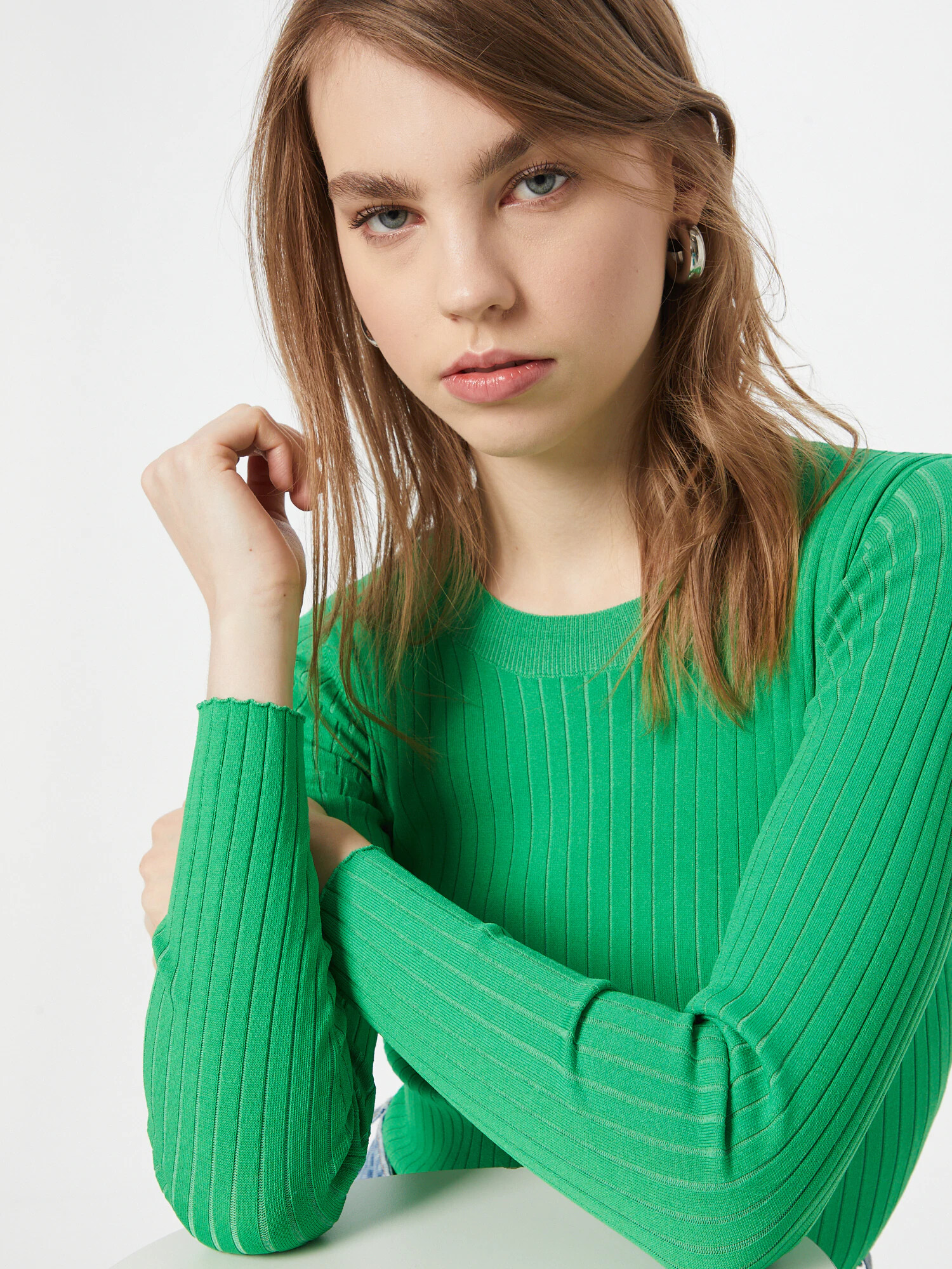 JUST FEMALE Tricou verde - Pled.ro