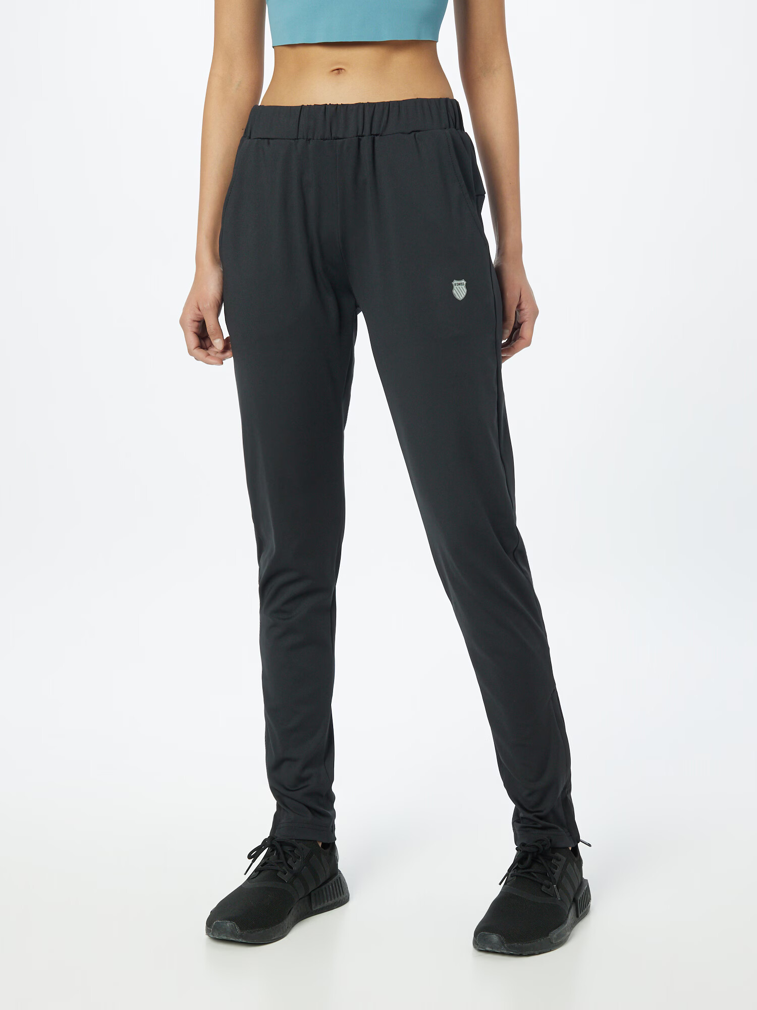 K-Swiss Performance Pantaloni sport 'HYPERCOURT' negru / alb - Pled.ro