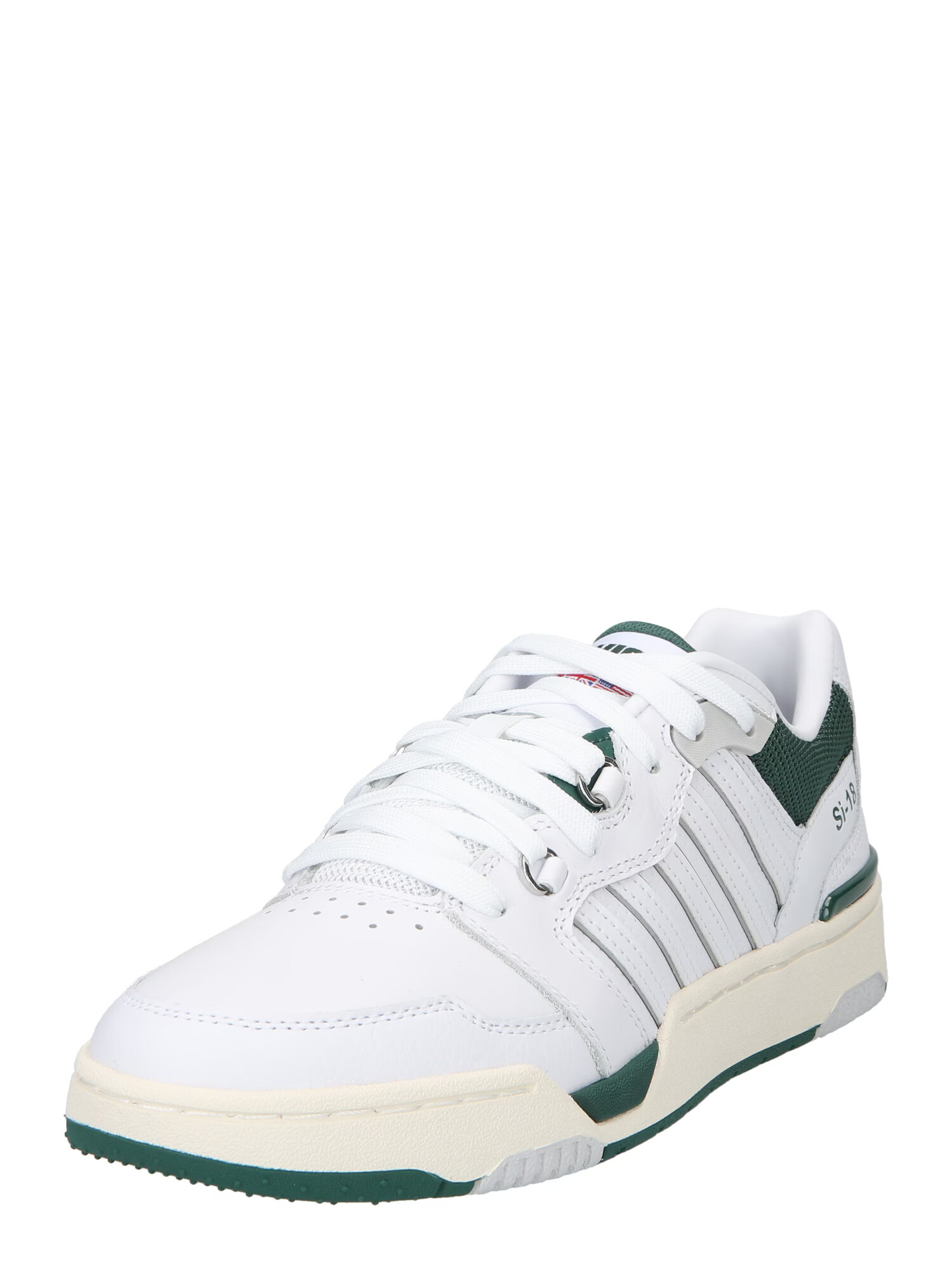 K-SWISS Sneaker low 'RIVAL' verde smarald / alb - Pled.ro