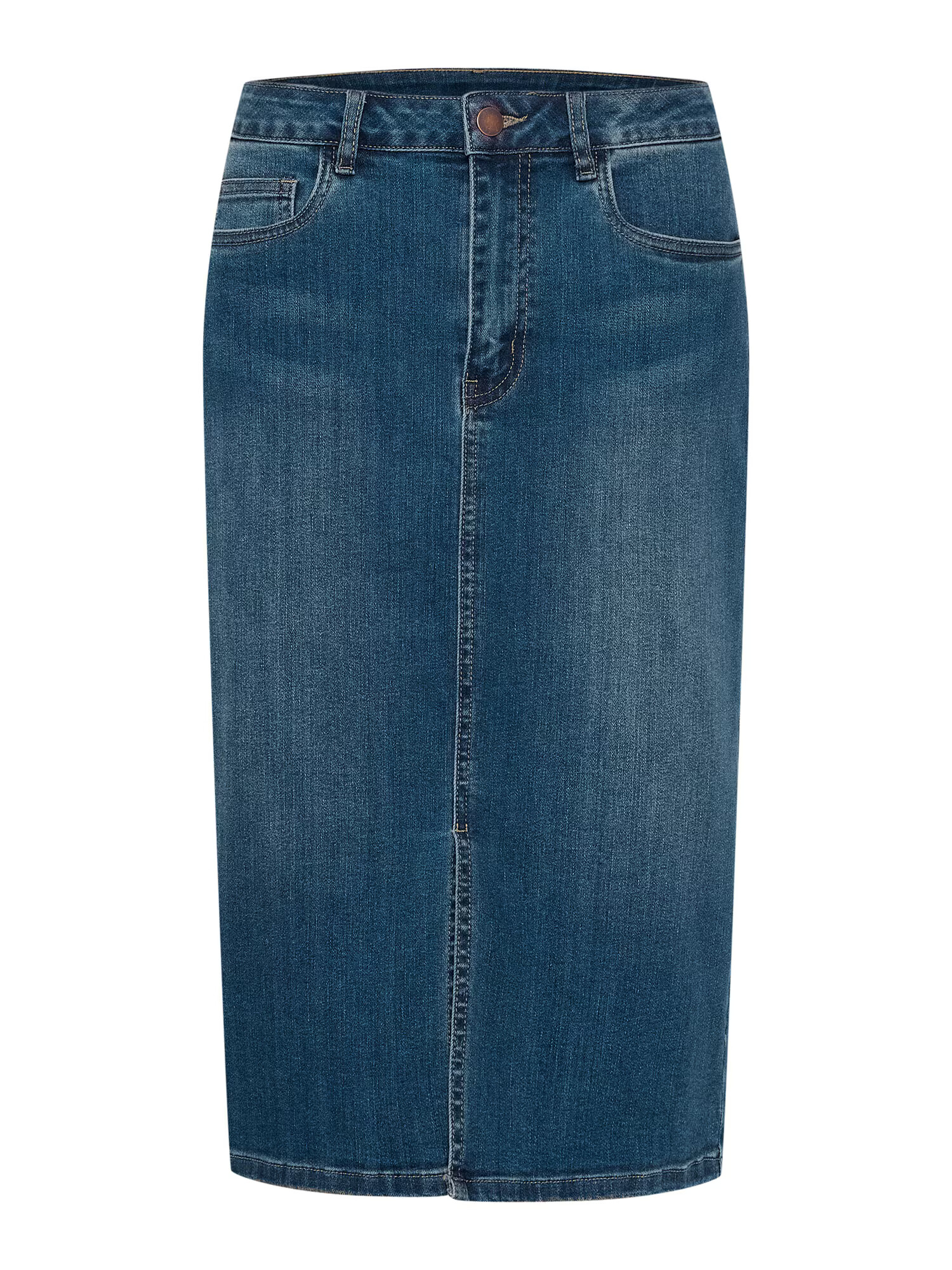 Kaffe Fustă 'Karla' albastru denim - Pled.ro