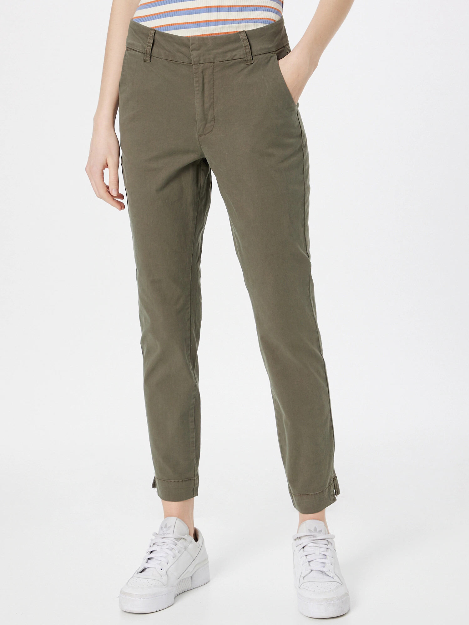 Kaffe Pantaloni 'Mette' kaki - Pled.ro