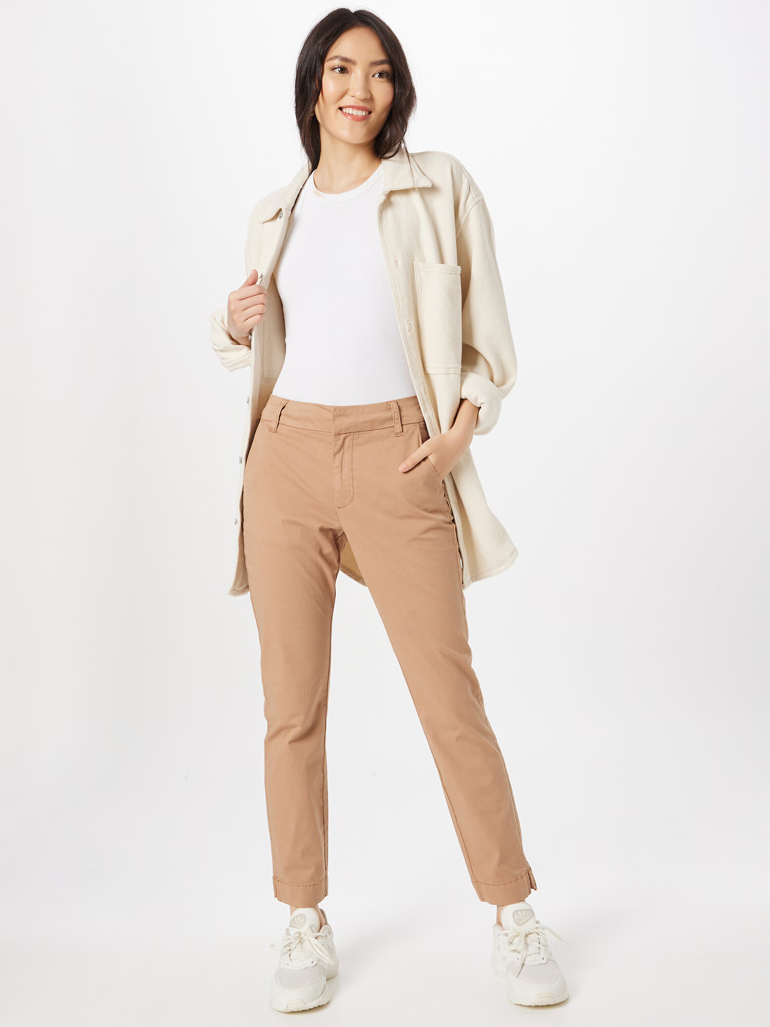 Kaffe Pantaloni 'Mette' maro cappuccino - Pled.ro