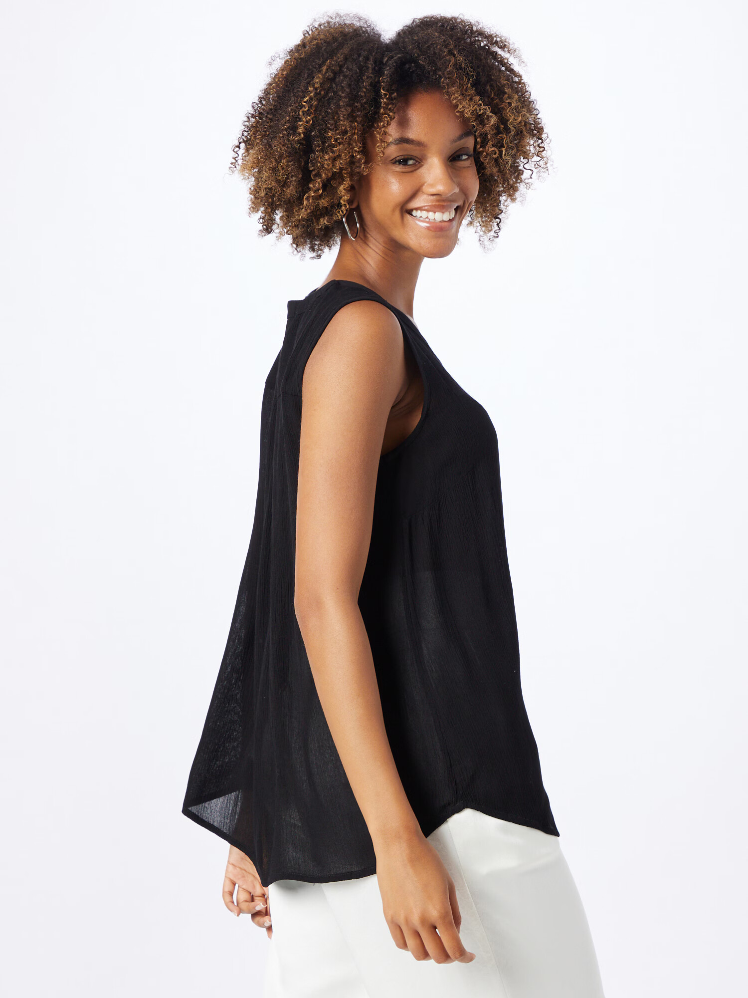 Kaffe Top 'Amber' negru - Pled.ro