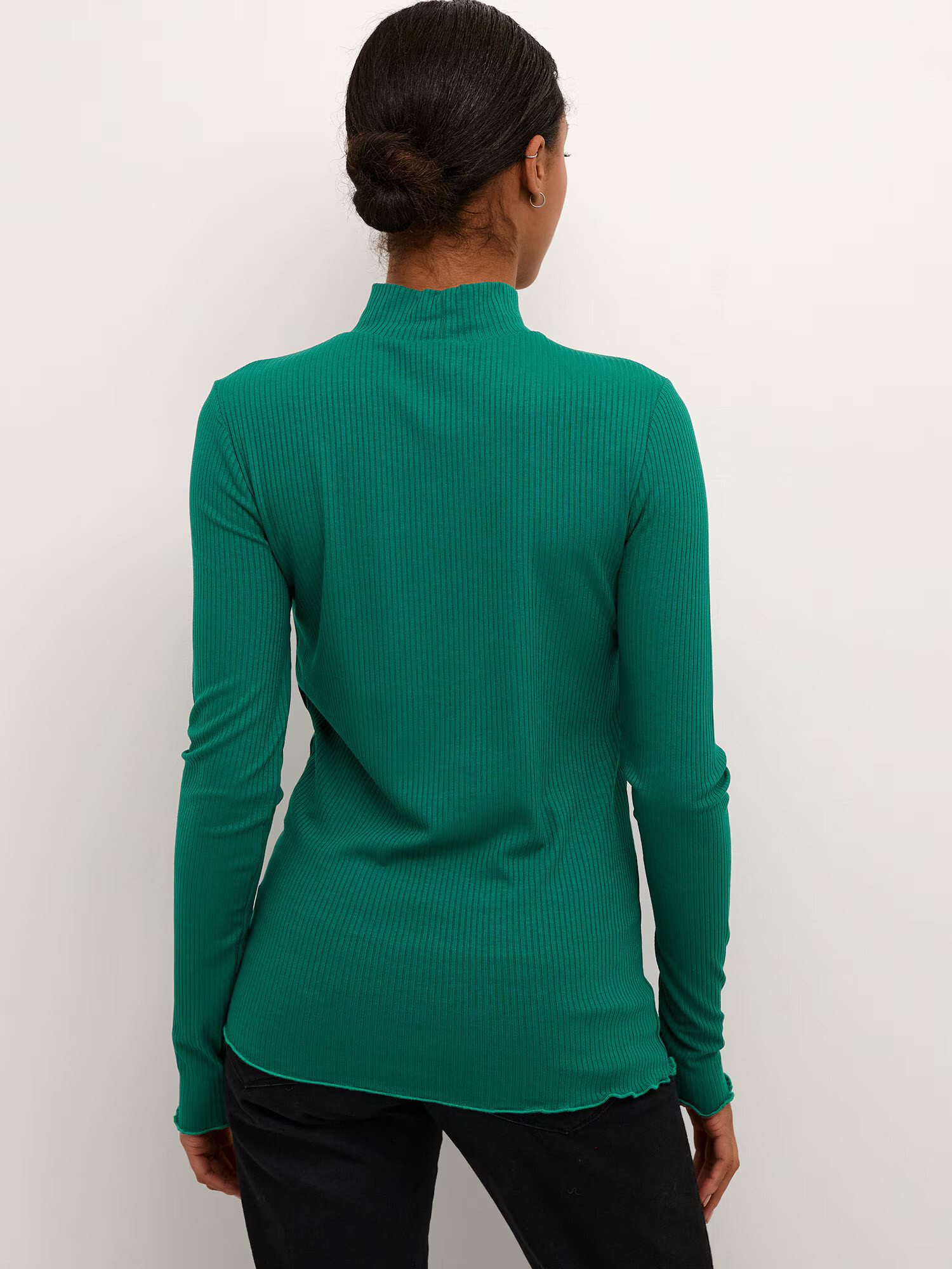 Kaffe Tricou 'Drew' verde smarald - Pled.ro