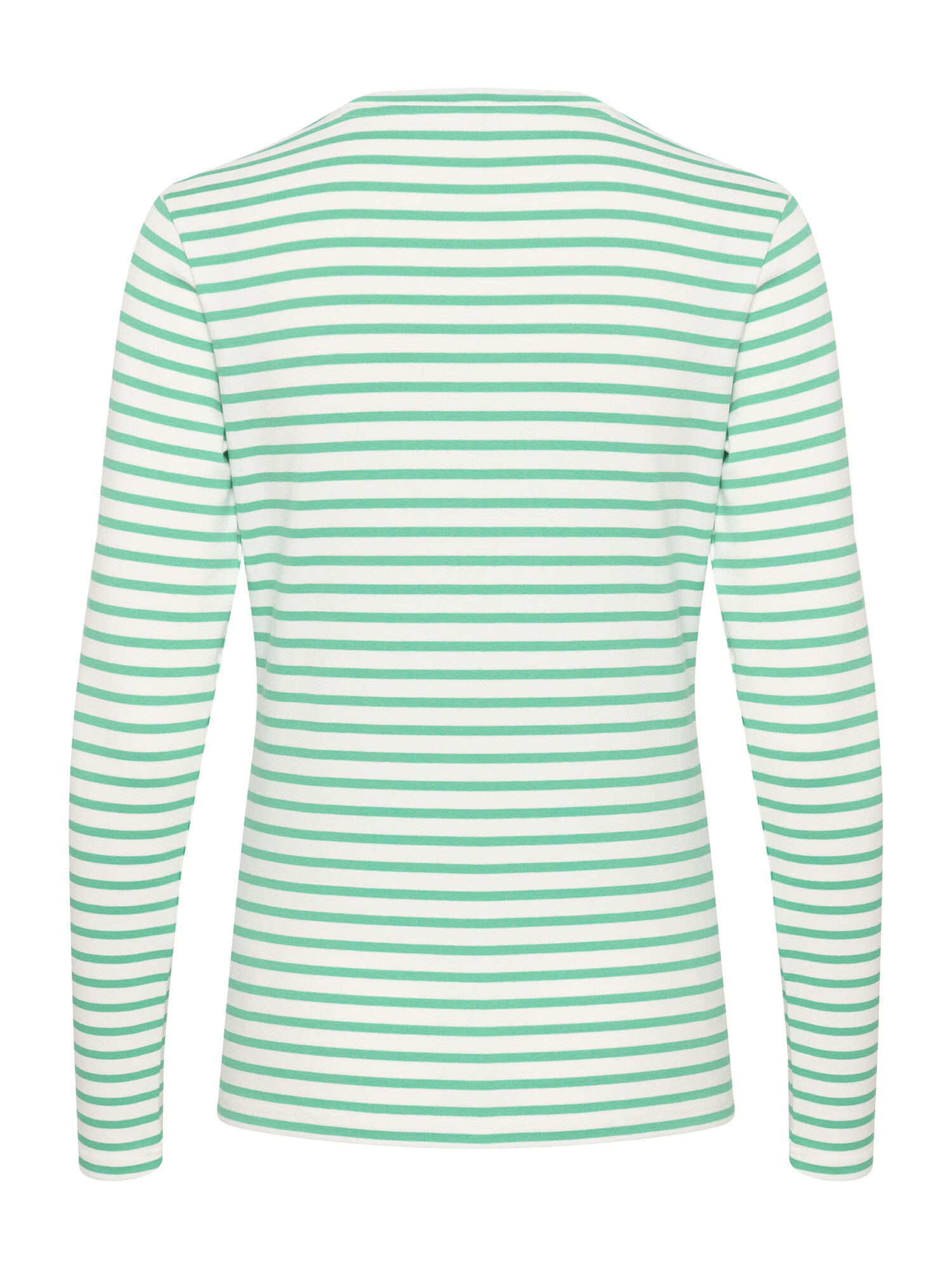 Kaffe Tricou 'Liddy' verde / alb - Pled.ro