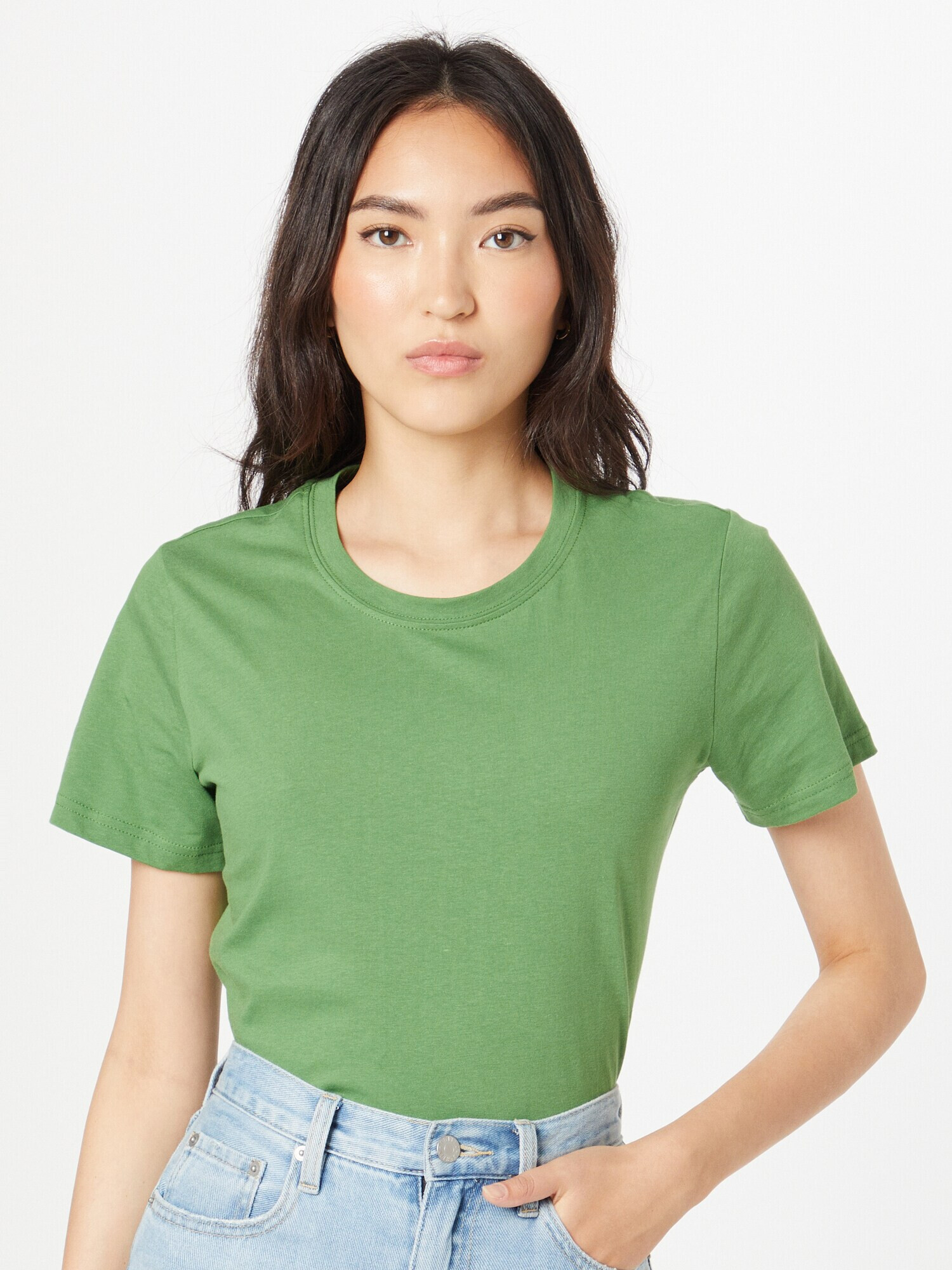 Kaffe Tricou 'Marin' verde măr - Pled.ro