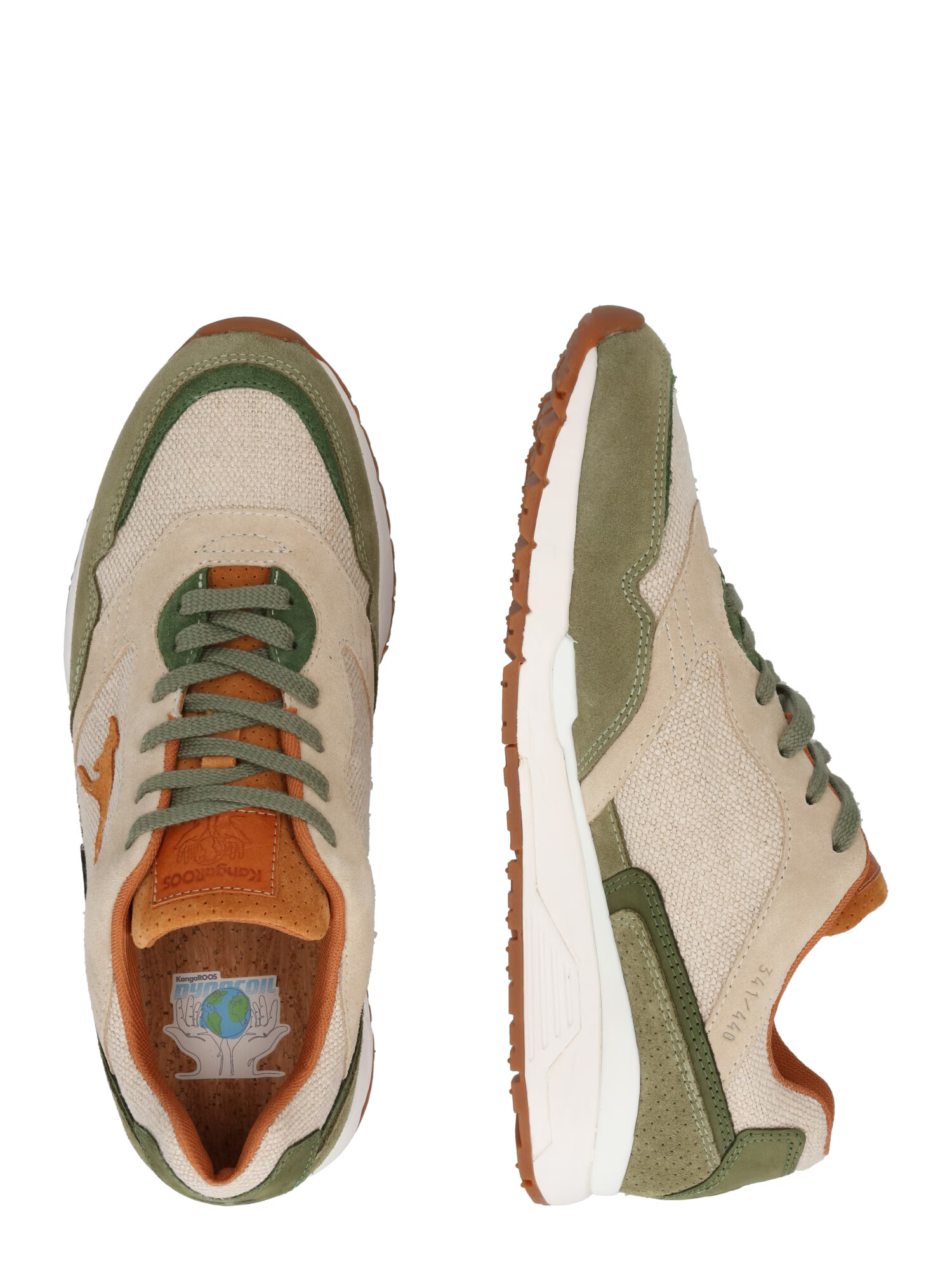 KangaROOS Made in Germany Sneaker low bej / oliv - Pled.ro