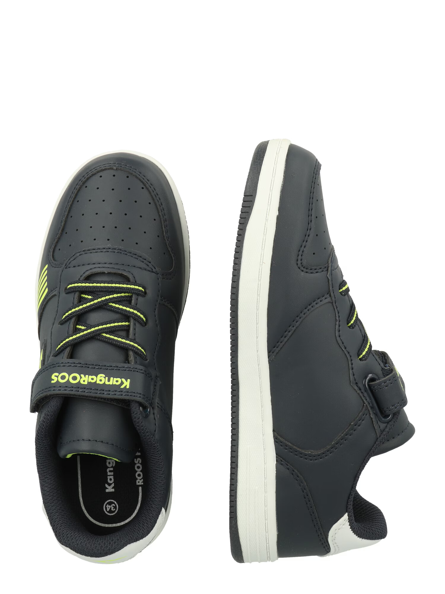 KangaROOS Sneaker 'Boom' albastru noapte / verde neon - Pled.ro