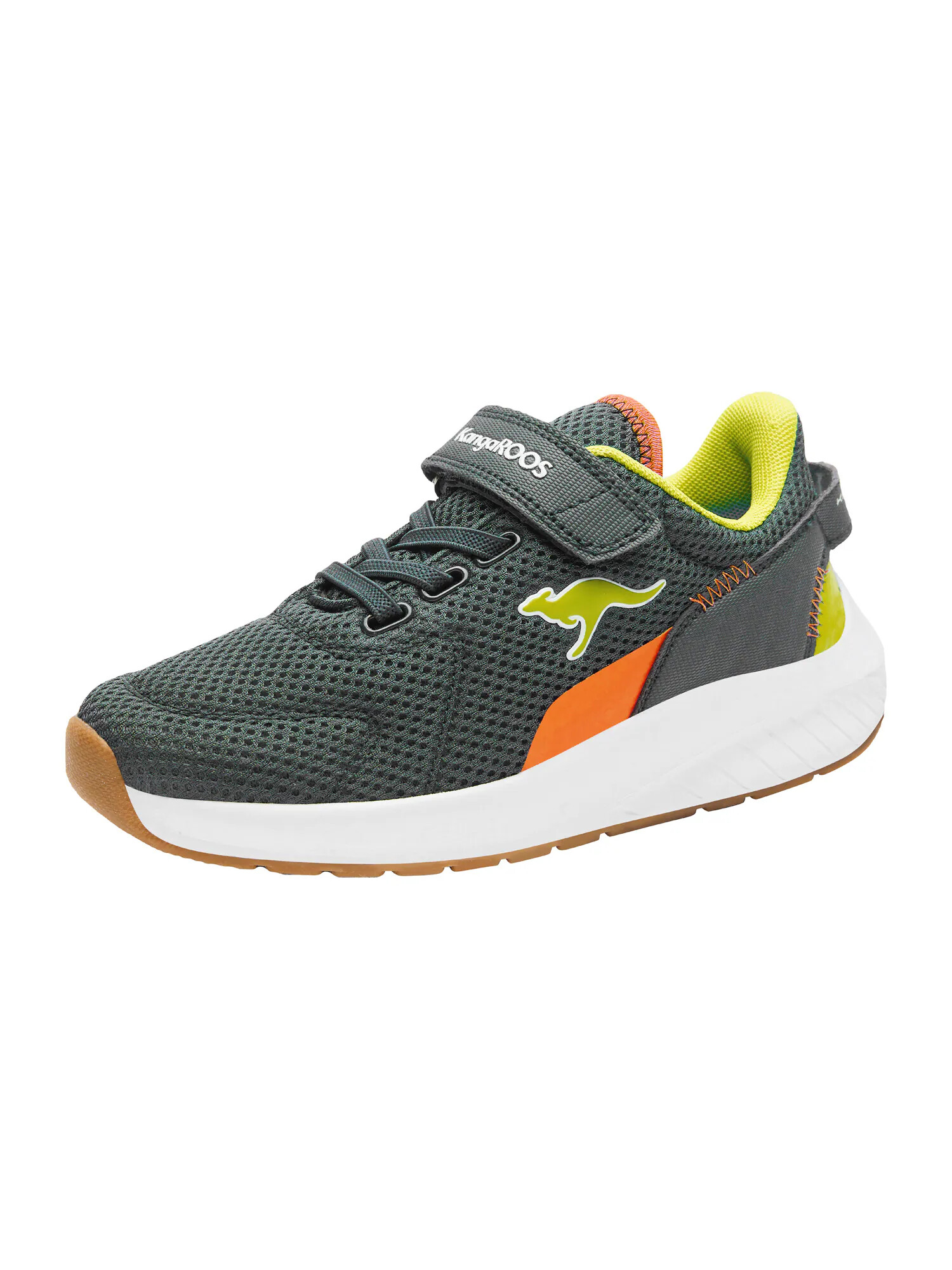 KangaROOS Sneaker 'Fort Jag' gri / kaki / verde limetă - Pled.ro