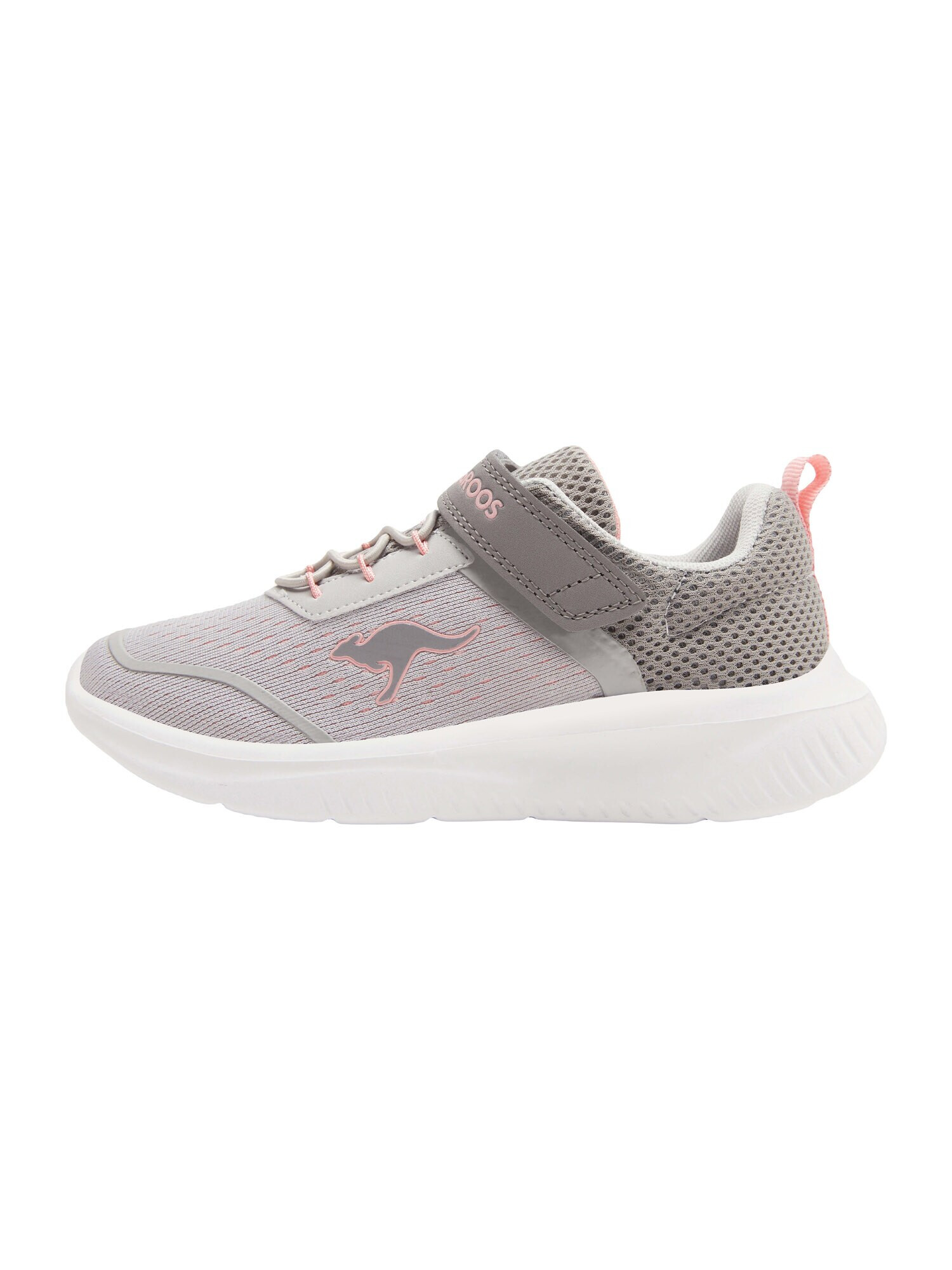 KangaROOS Sneaker gri / gri deschis / gri închis / portocaliu somon - Pled.ro