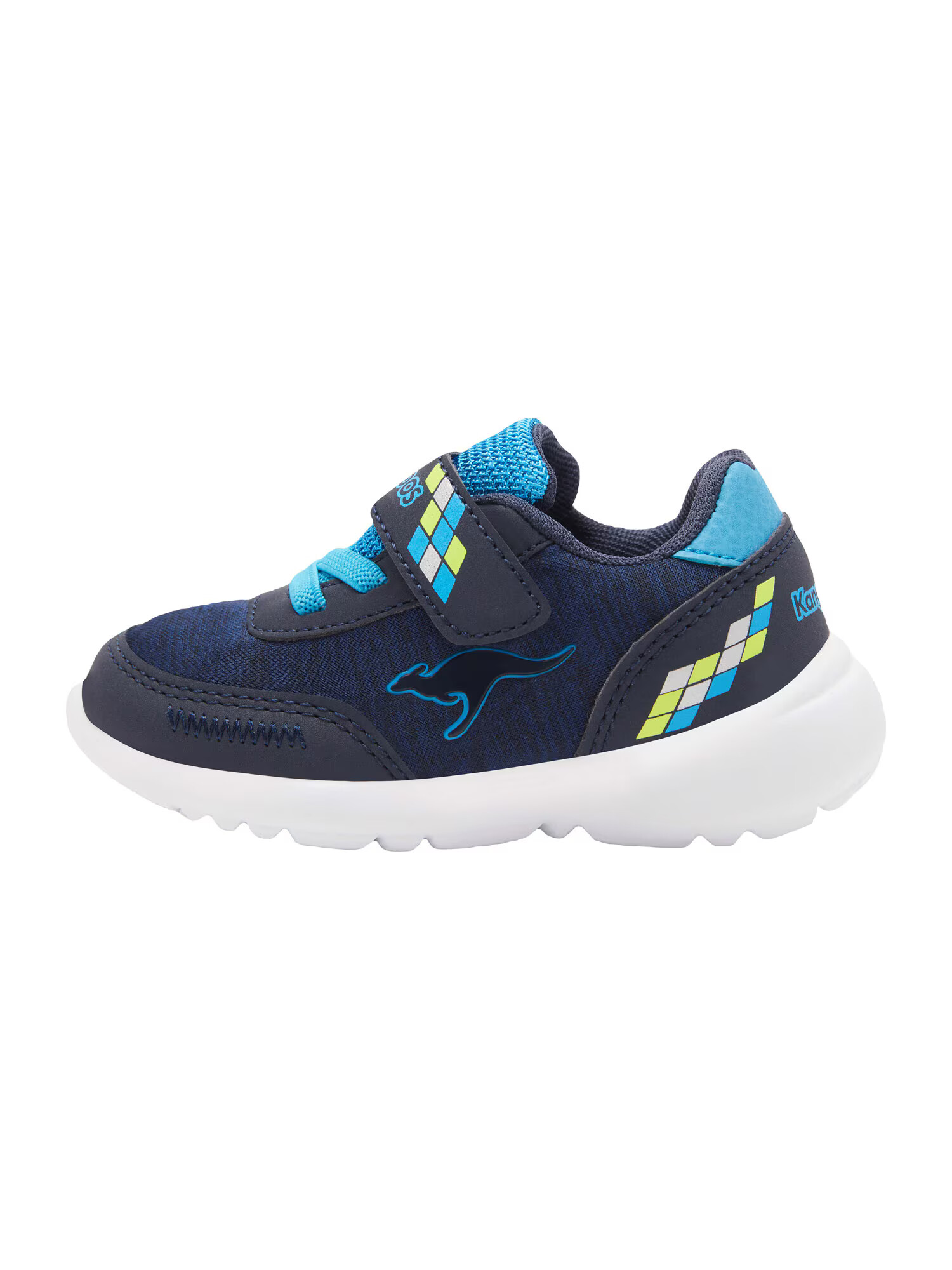 KangaROOS Sneaker 'KY-Match' bleumarin / albastru noapte / azuriu / galben citron - Pled.ro