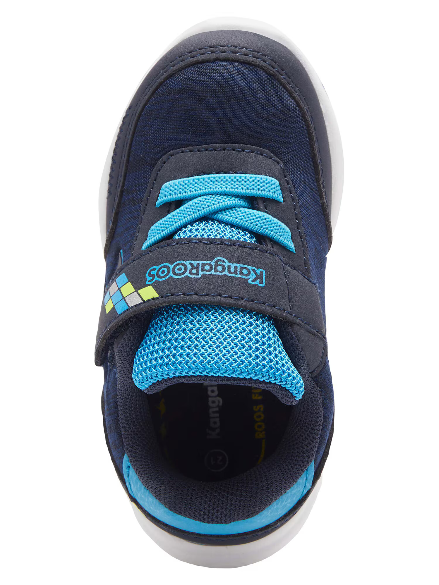 KangaROOS Sneaker 'KY-Match' bleumarin / albastru noapte / azuriu / galben citron - Pled.ro