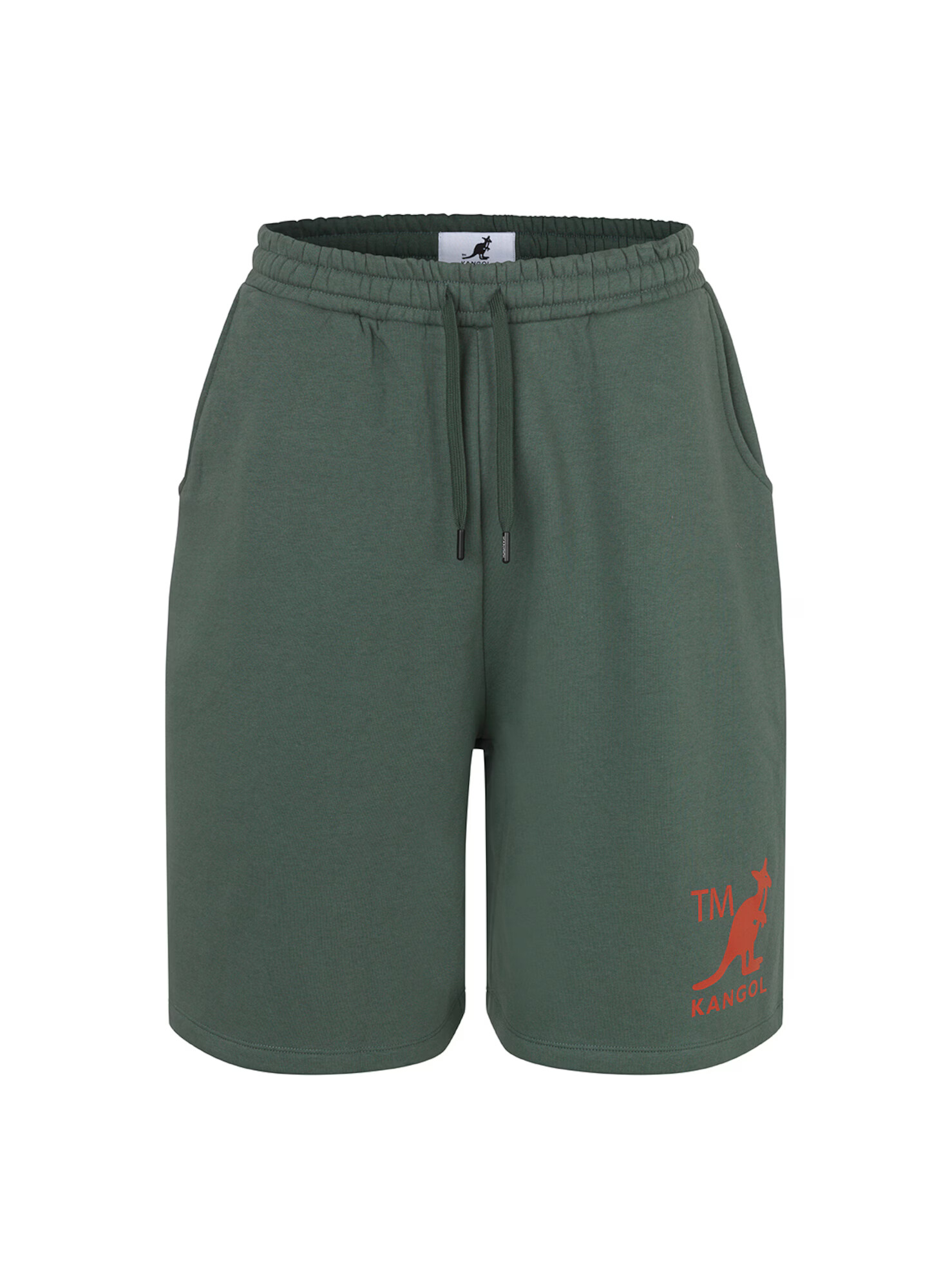 KANGOL Pantaloni 'Boston' verde închis / roșu - Pled.ro