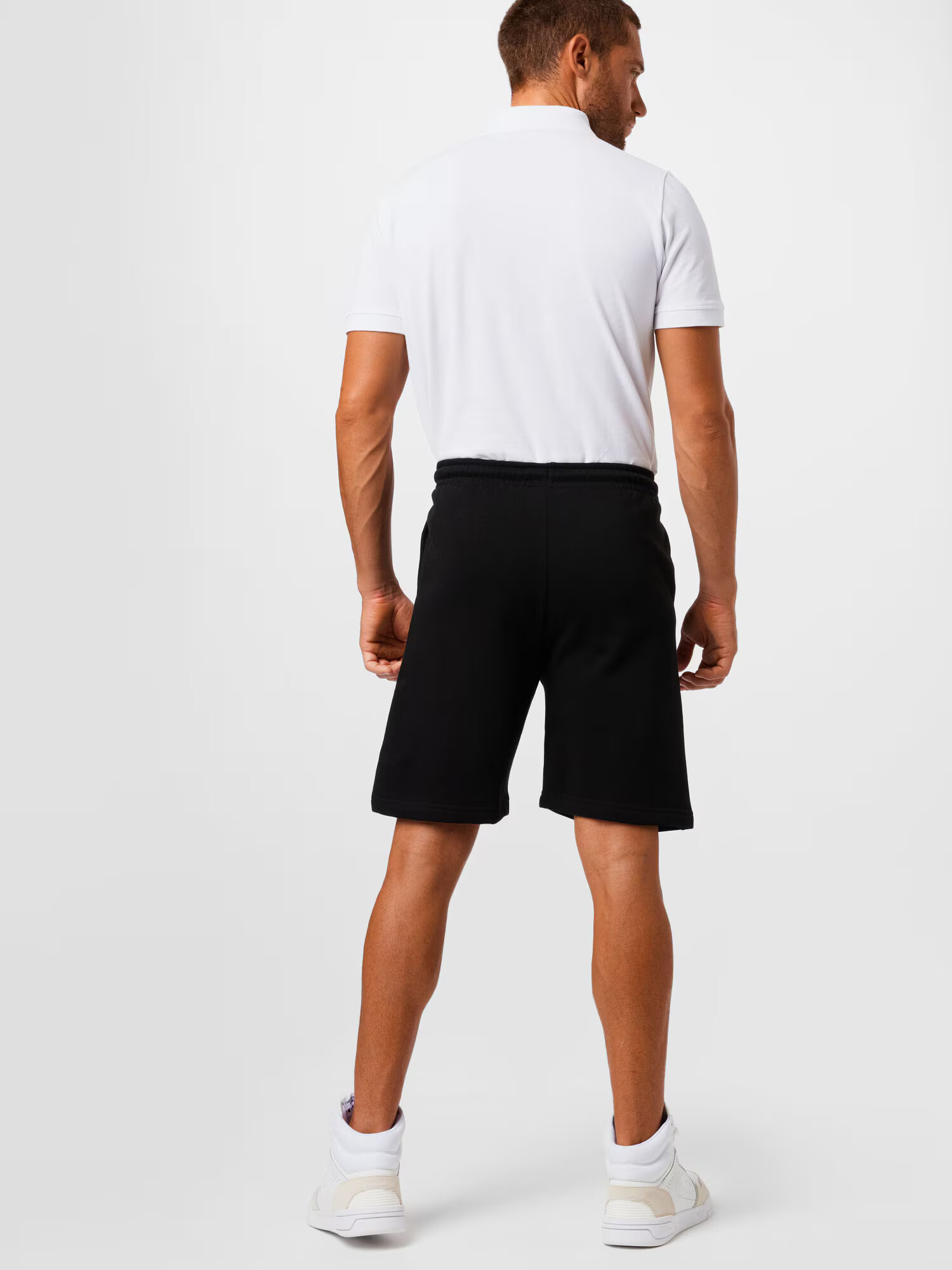 KAPPA Pantaloni 'Topen' negru / alb - Pled.ro