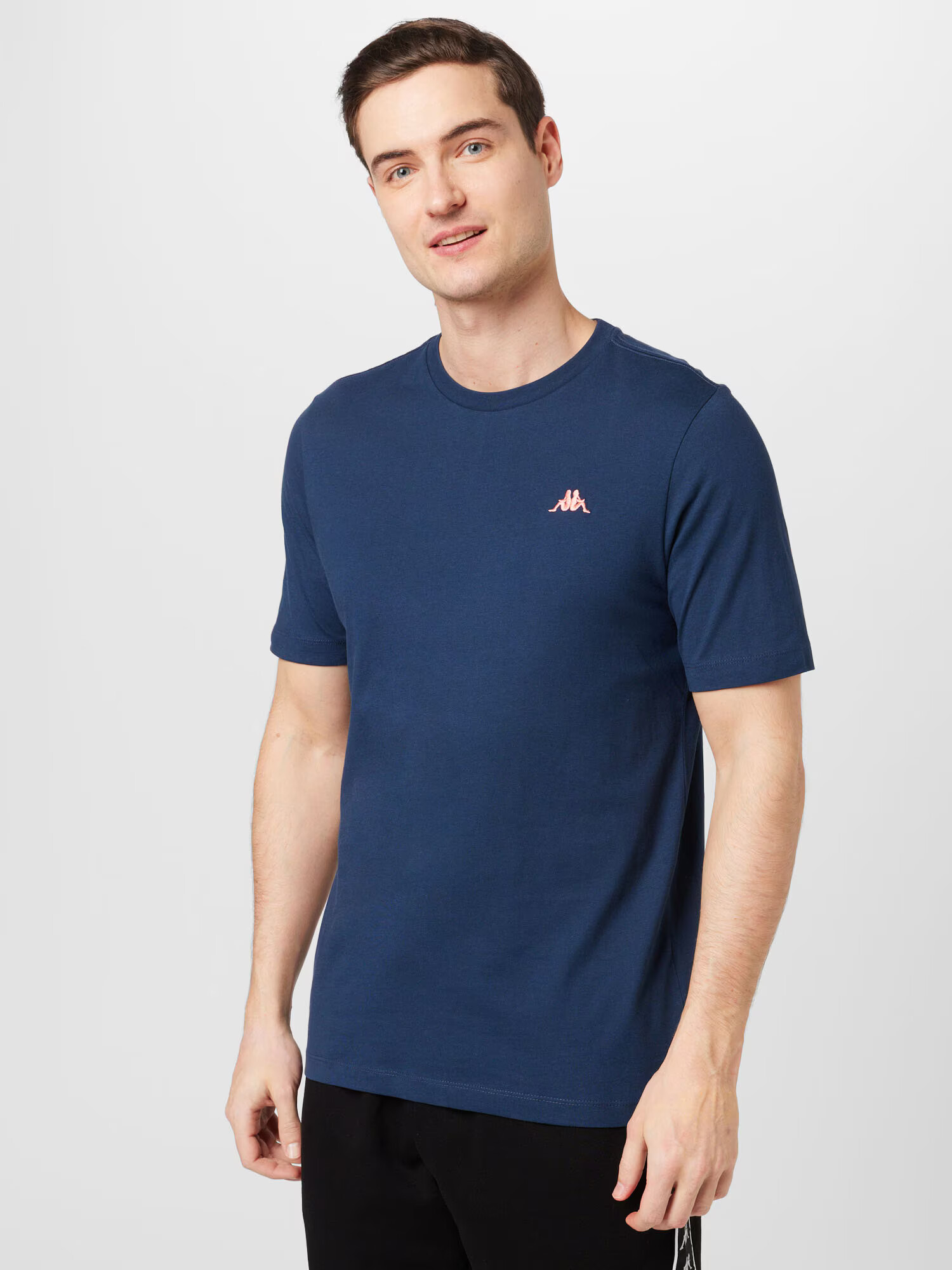 KAPPA Tricou bleumarin / portocaliu piersică - Pled.ro