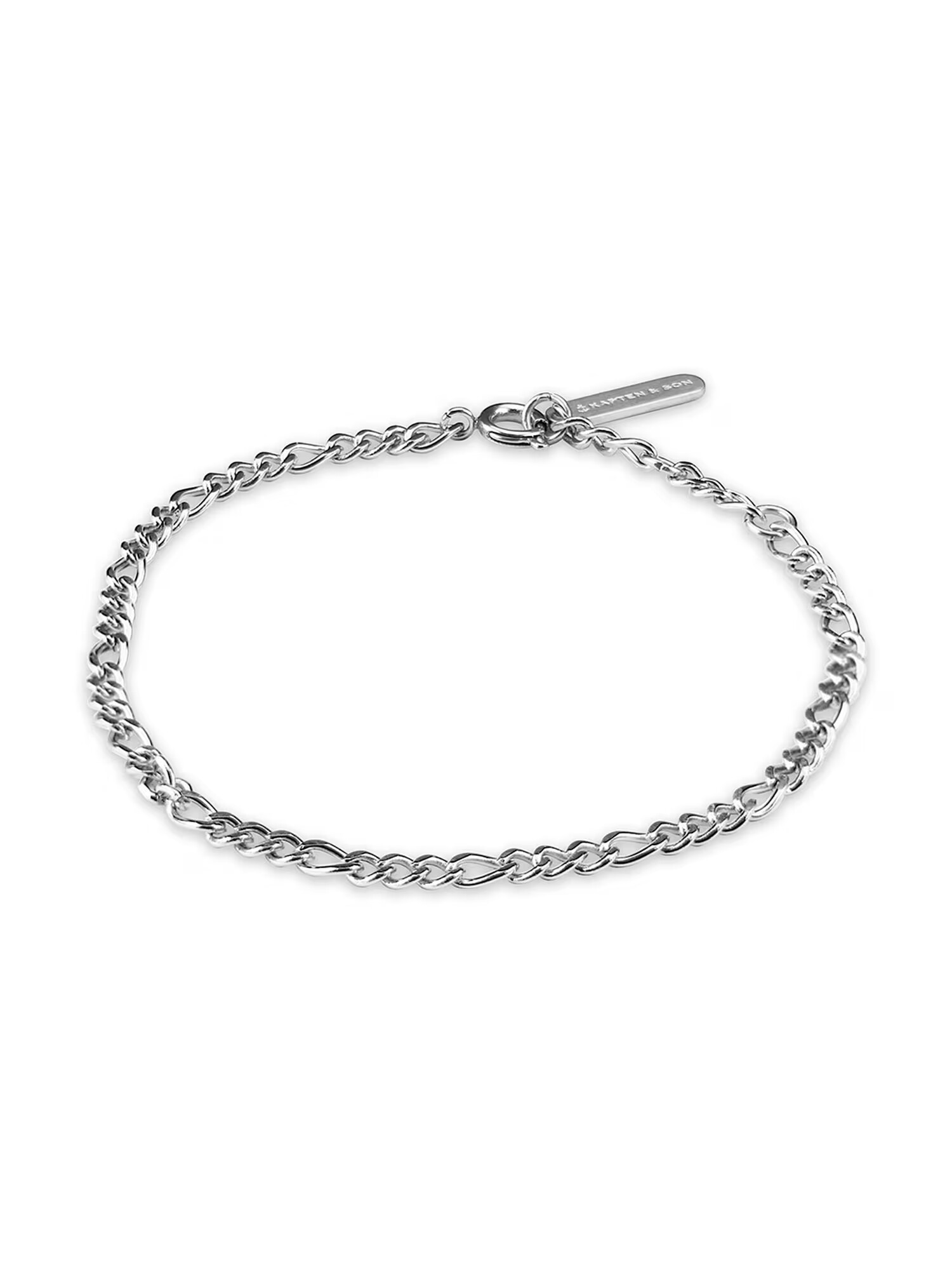 Kapten & Son Brățară 'Bracelet Delicate Silver' argintiu - Pled.ro